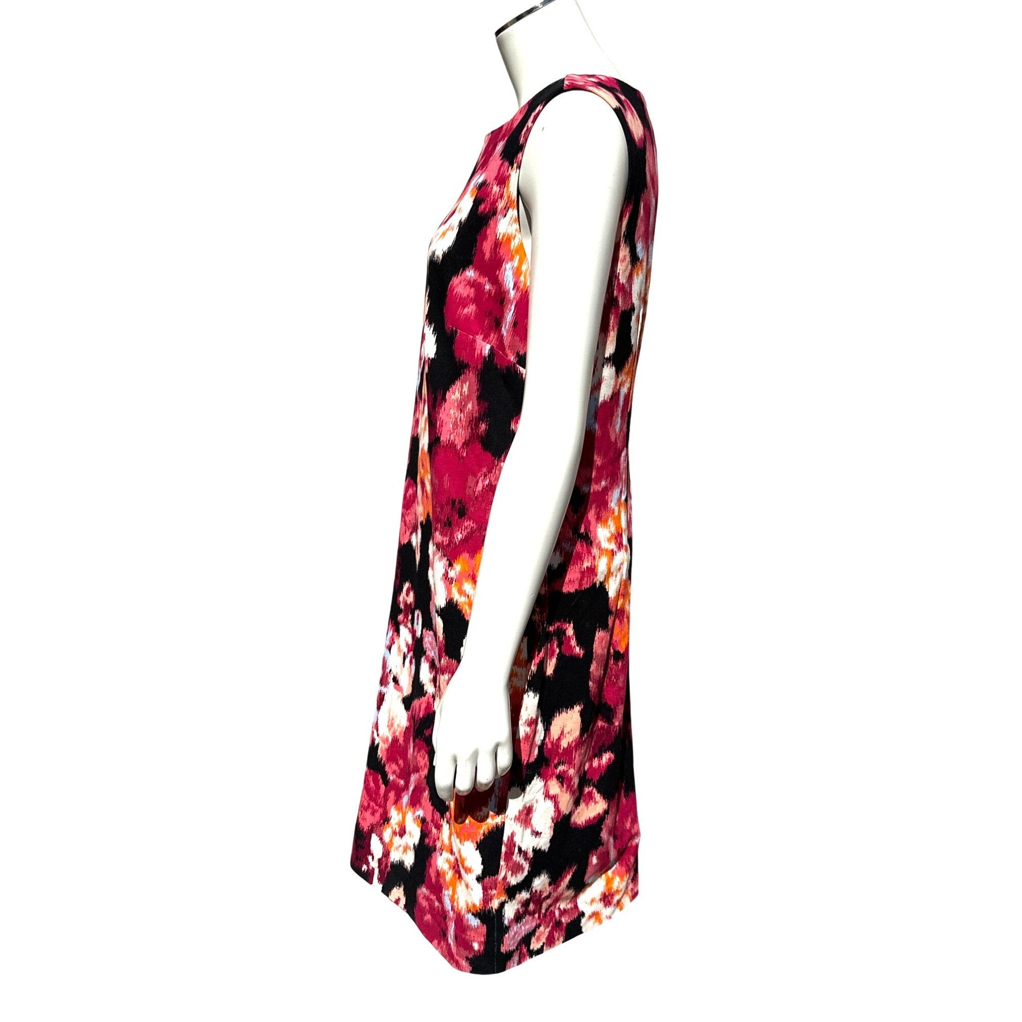 Chicos Chicos Artwear Abstract Floral Print Ponte Shift Sheath Dres Size S / US 4 / IT 40 - 2 Thumbnail