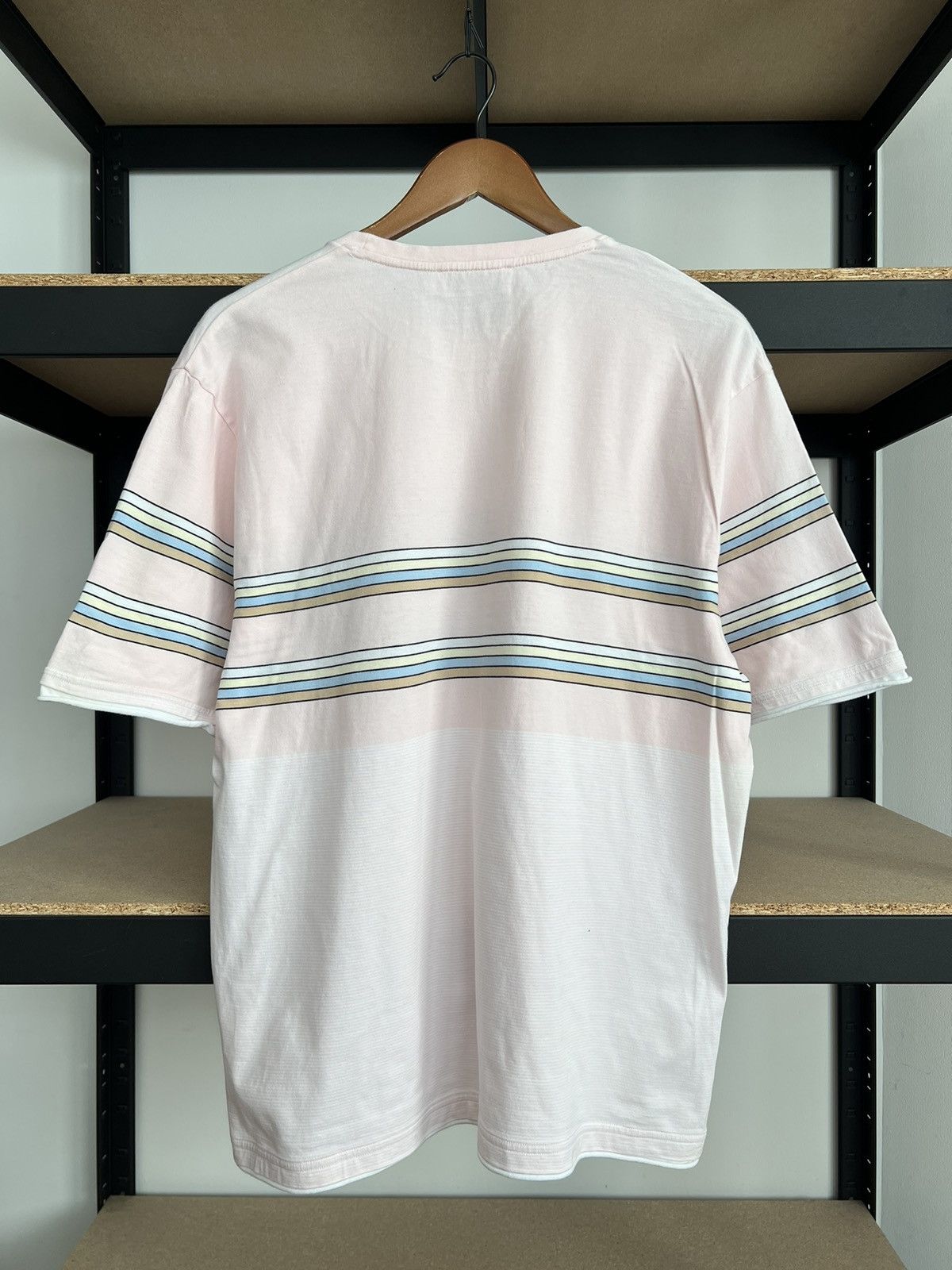Yves Saint Laurent Vintage 90s Yves Saint Laurent Striped T-shirt Size US XL / EU 56 / 4 - 3 Thumbnail