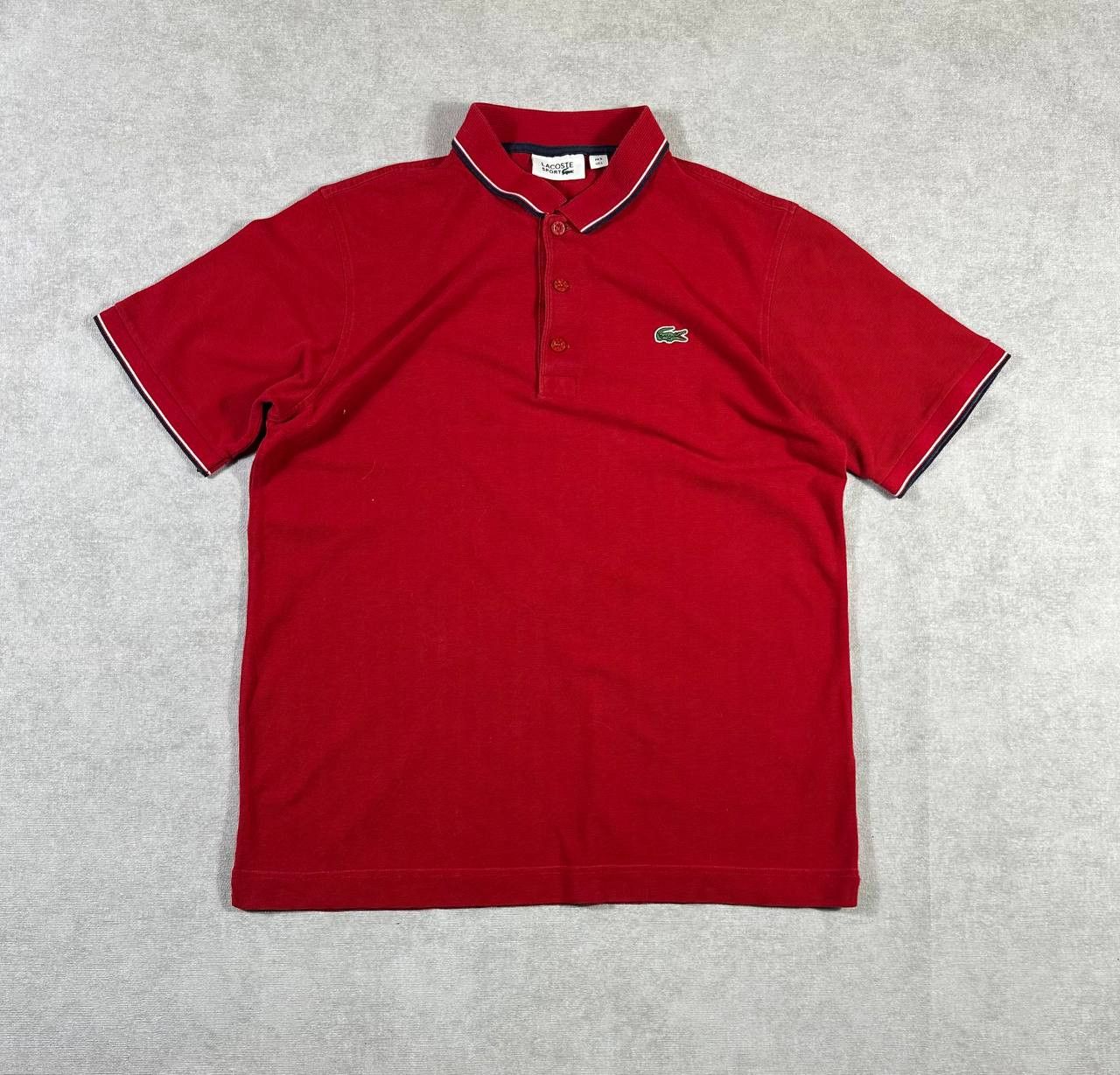Lacoste Vintage Lacoste Short Sleeve Polo Shirt Size US L / EU 52-54 / 3 - 1 Thumbnail