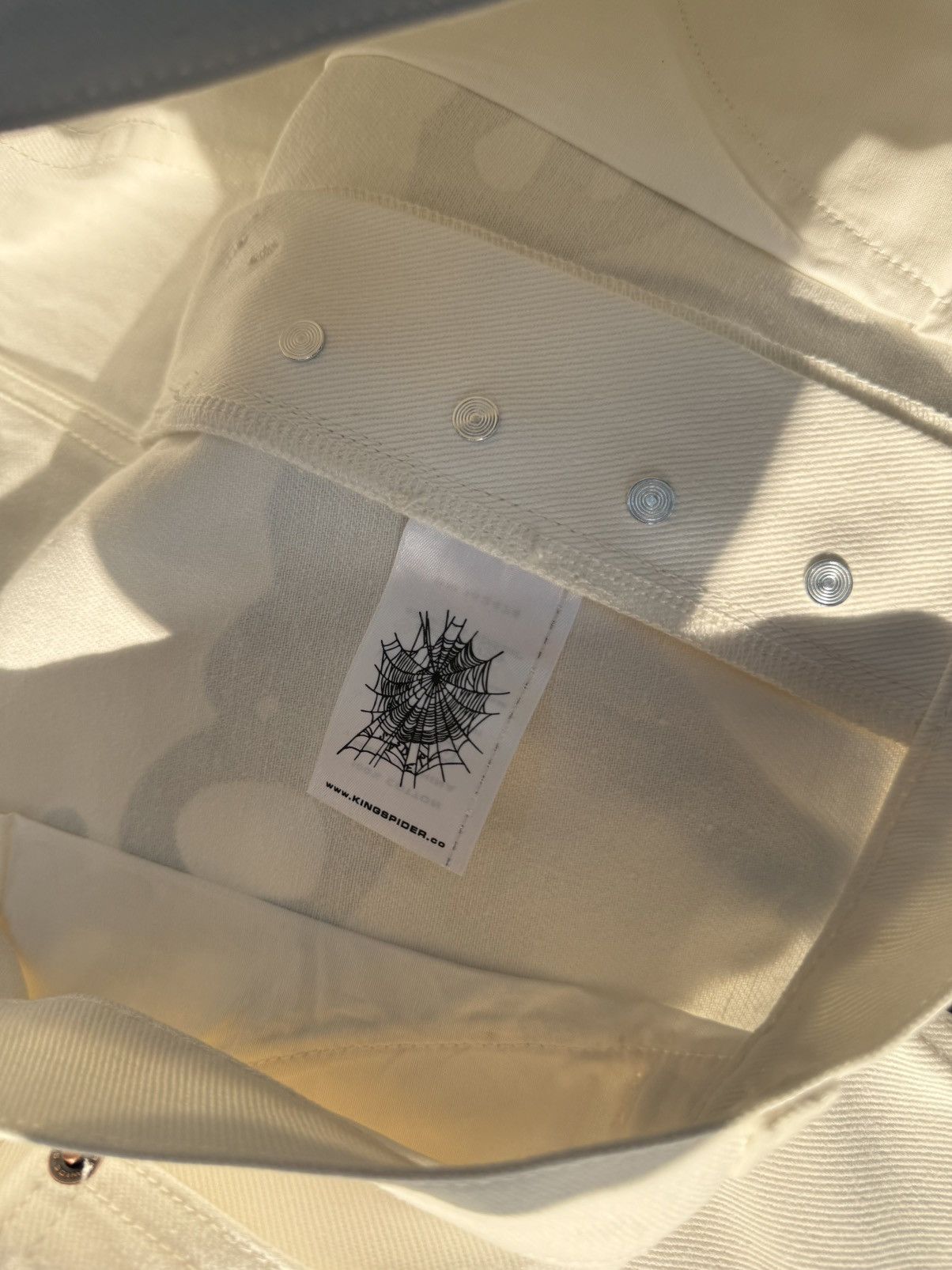 Sp5der Sp5der Jean Shorts White Size 34 (NEW) Size US 34 / EU 50 - 12 Thumbnail