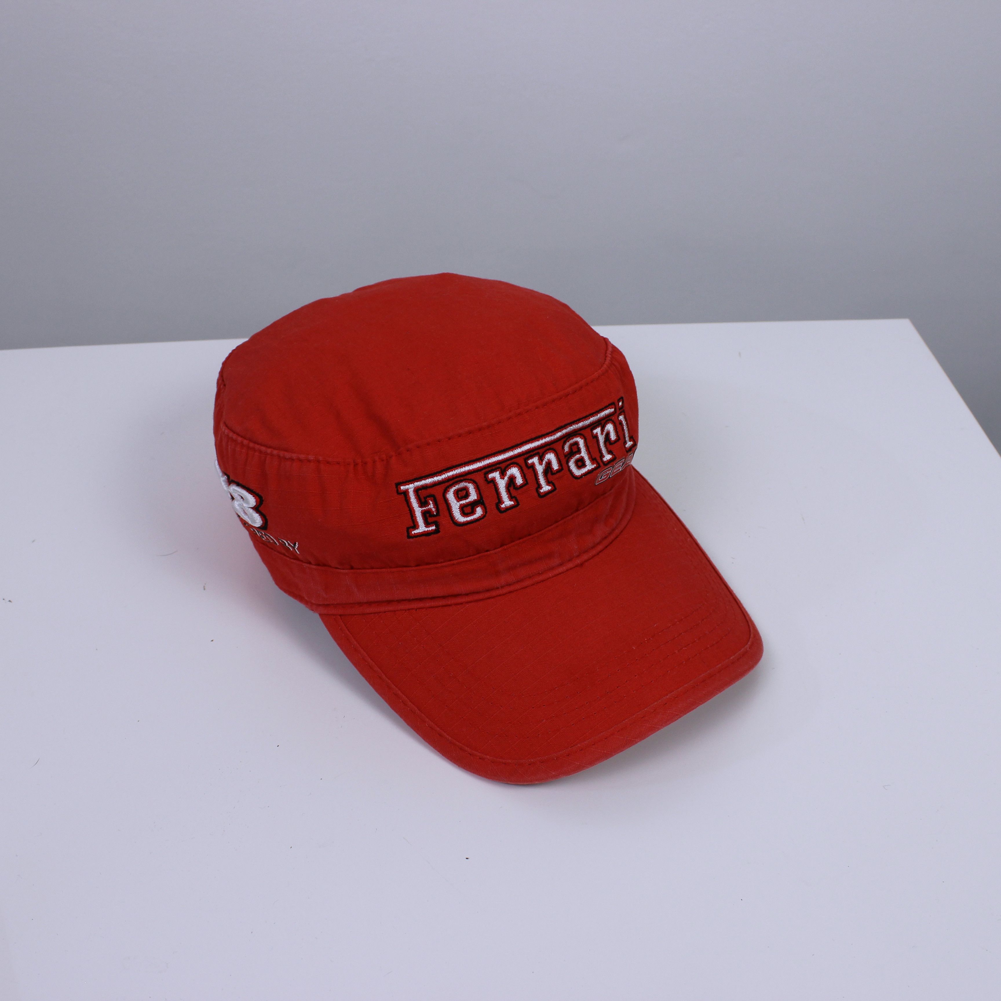 Ferrari Ferarri cap hat vintage race racing red Size ONE SIZE - 3 Thumbnail