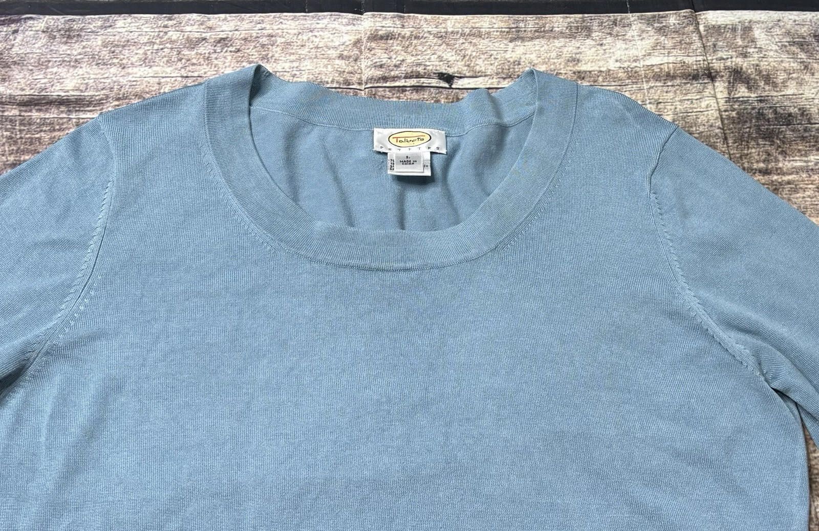 Talbots Talbots Sweater Women's Large Silk Blend Round Neck Size L / US 10 / IT 46 - 4 Thumbnail