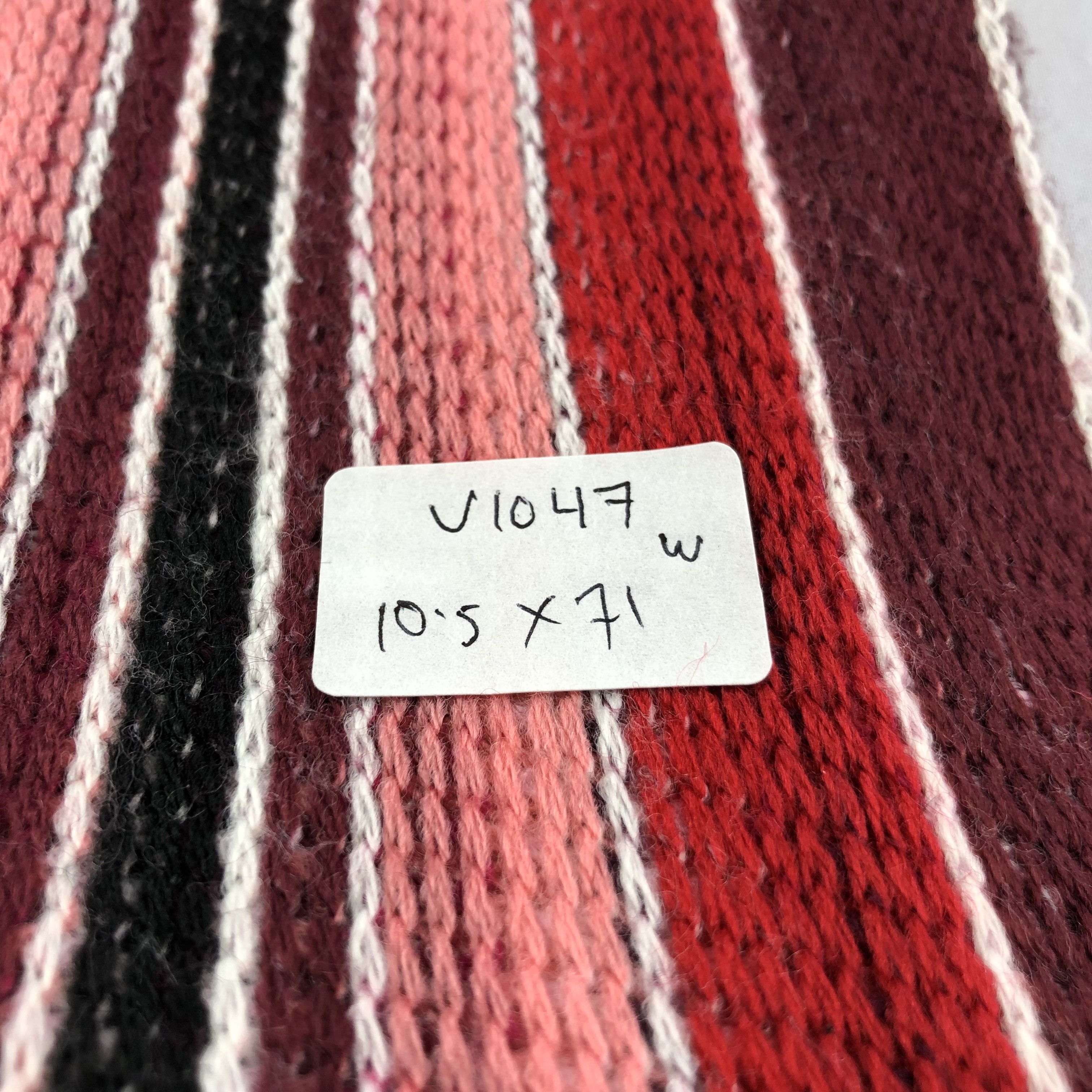 PPFM PPFM Striped Wool Scarf Muffler V1047 Size ONE SIZE - 7 Thumbnail