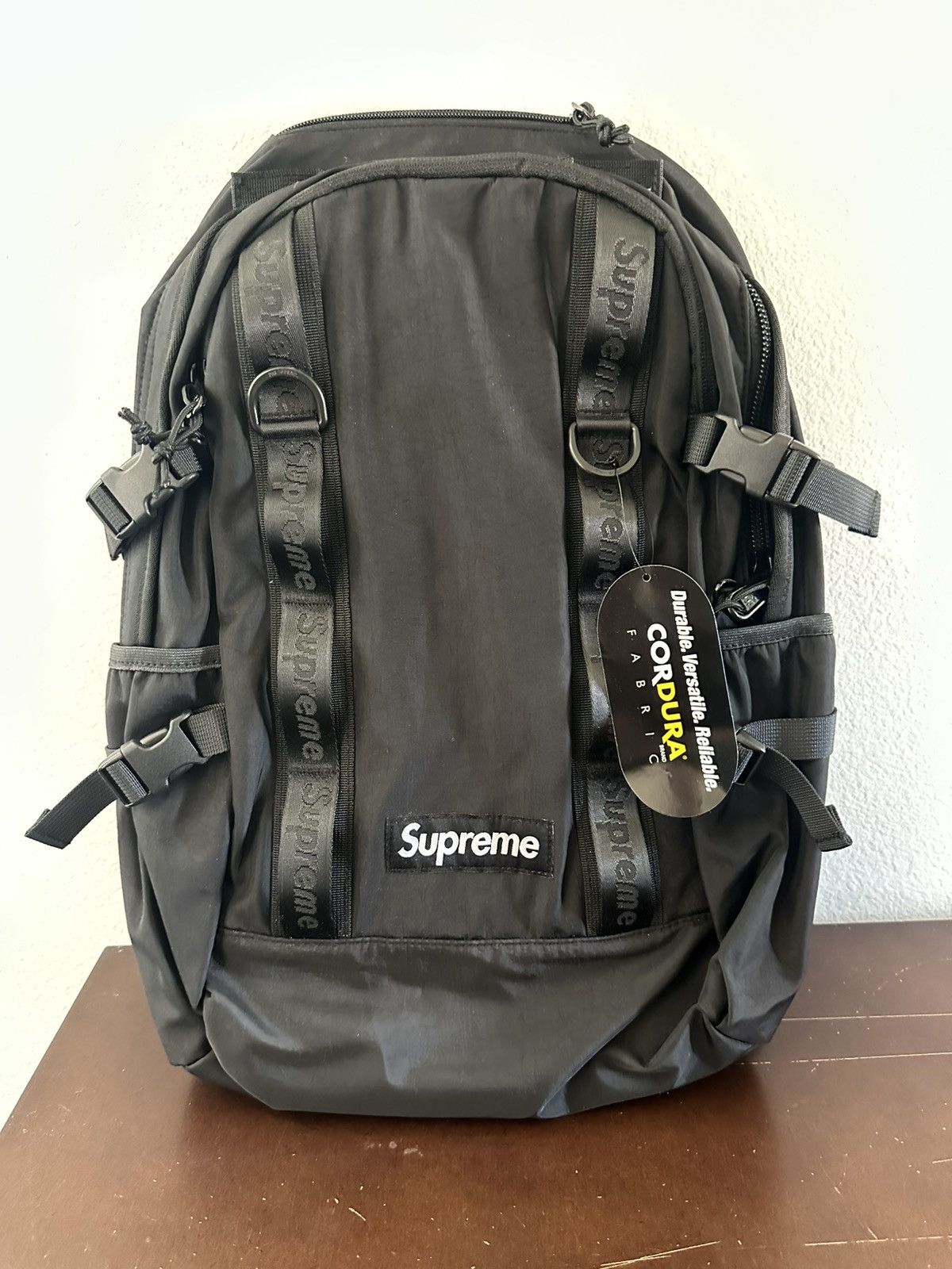 Supreme Supreme Backpack (FW21) Black | Grailed