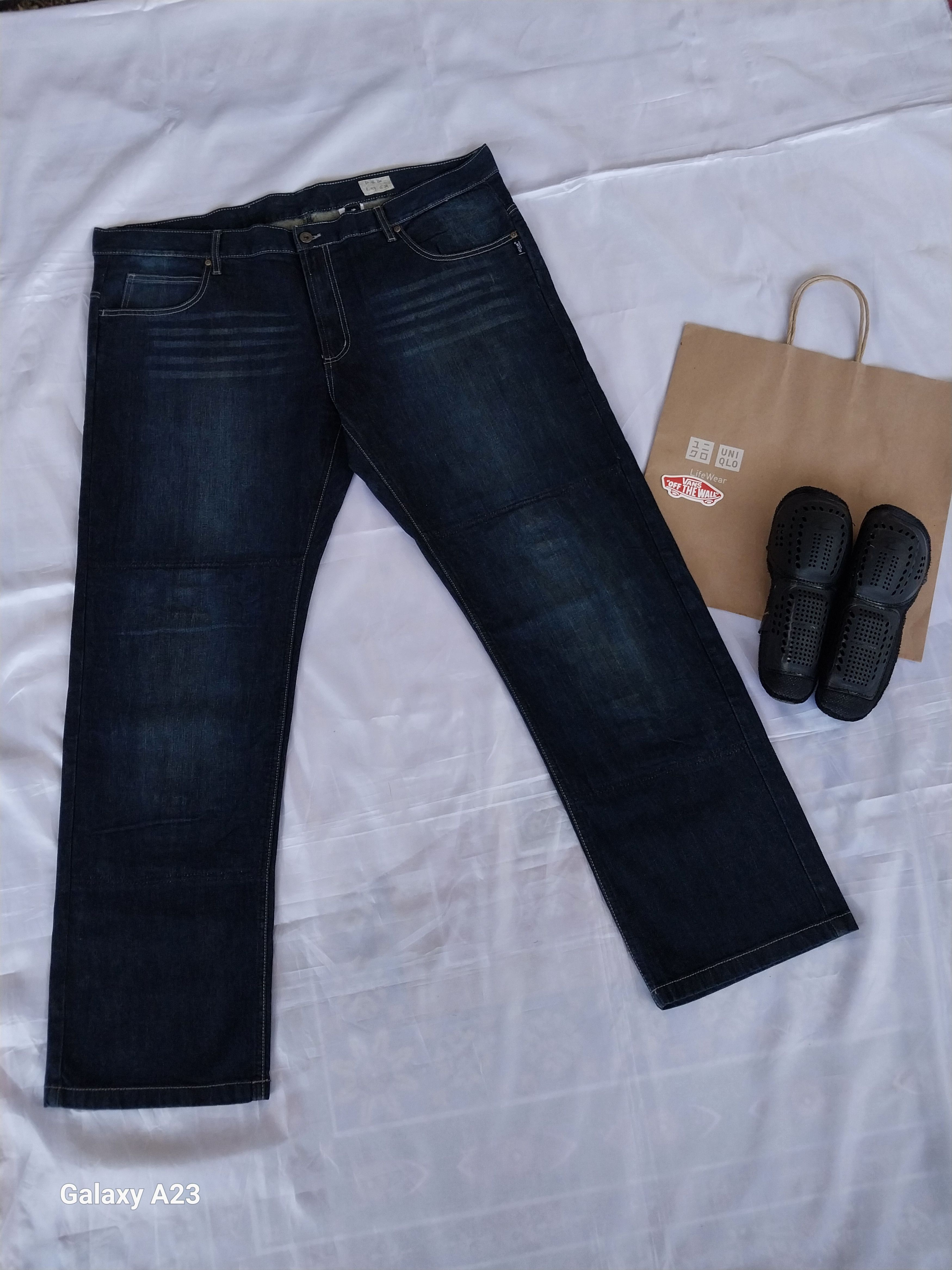 RIDING HIGH KOMINE PK-715 KEVLAR PROTECTION DENIM MOTORCYCLE RIDING Size US 44 / EU 60 - 15 Thumbnail