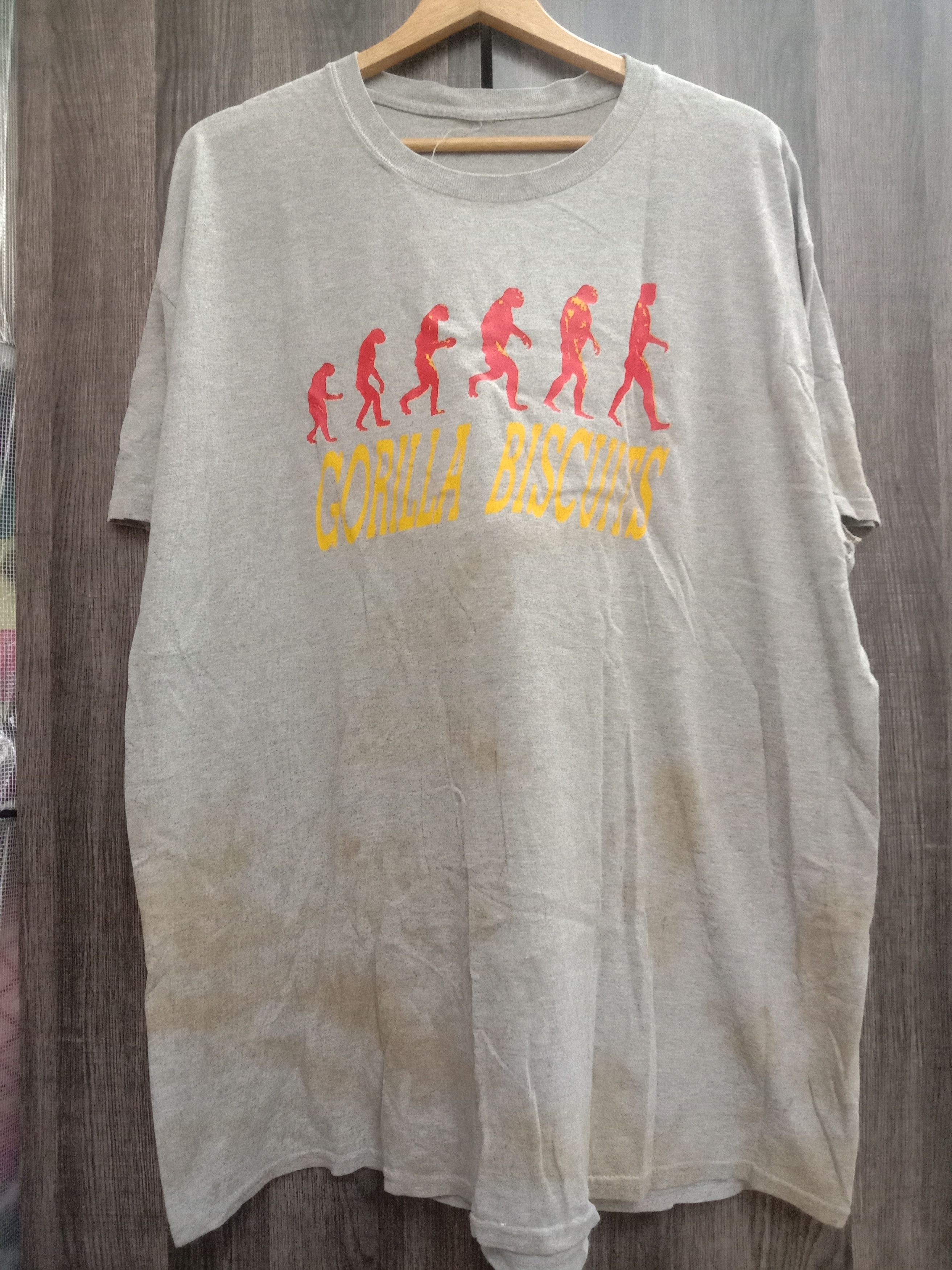 Band Tees Gorilla biscuits distress tshirt Size US XL / EU 56 / 4 - 4 Thumbnail