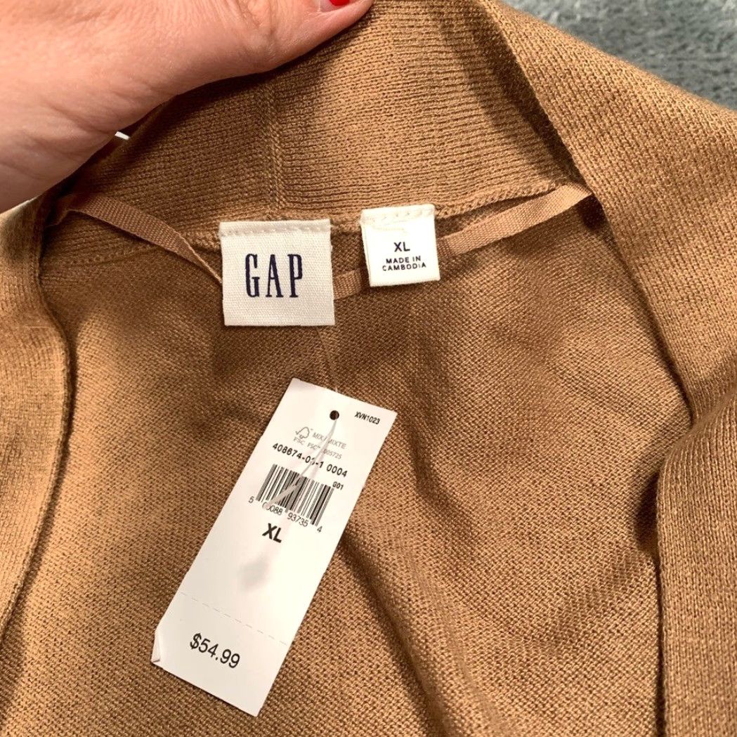 Gap GAP Cardigan Womens XL Beige NWT Brown? Size XL / US 12-14 / IT 48-50 - 5 Thumbnail