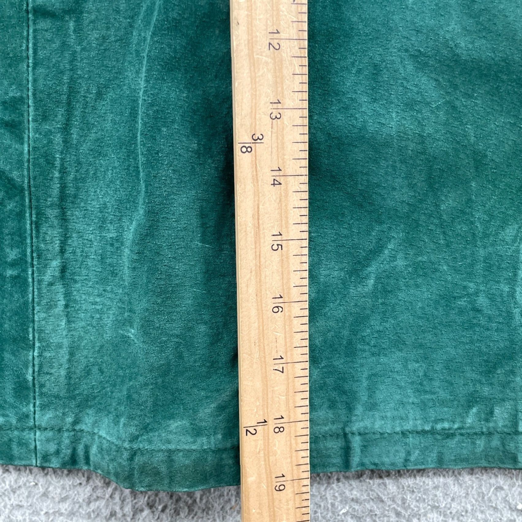 Etro Savannah Skirt Women 14 P Teal Leather Suede Straight Corpcore Boho Preppy Retro Vintage No Size 36" / US 14 / IT 50 - 4 Thumbnail