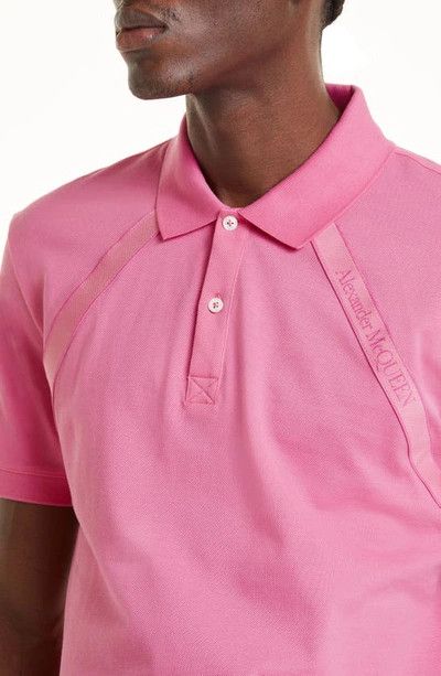 Alexander McQueen o1y1024 Polo Shirt In Pink Size US L / EU 52-54 / 3 - 4 Thumbnail