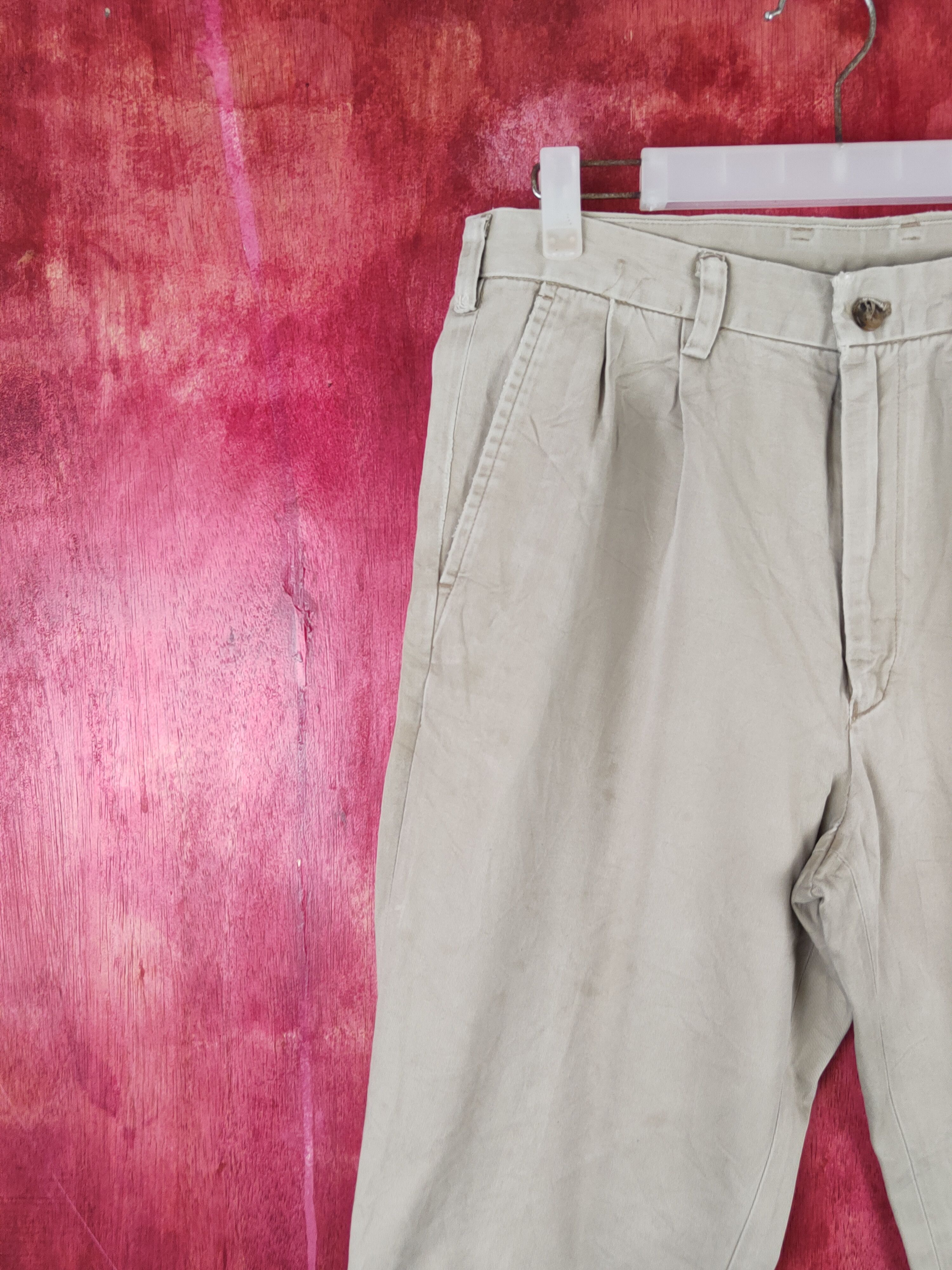 Japanese Brand Topvalu Beige Multipocket Casual Pants #S1825 Size US 30 / EU 46 - 3 Thumbnail