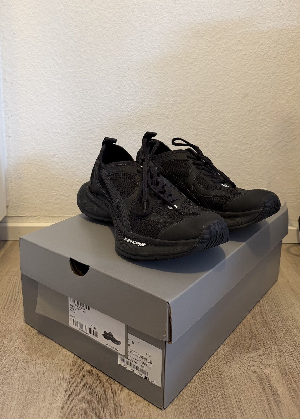 Balenciaga Balenciaga Circuit sneaker black Size US 11 / EU 44 - 1 Thumbnail
