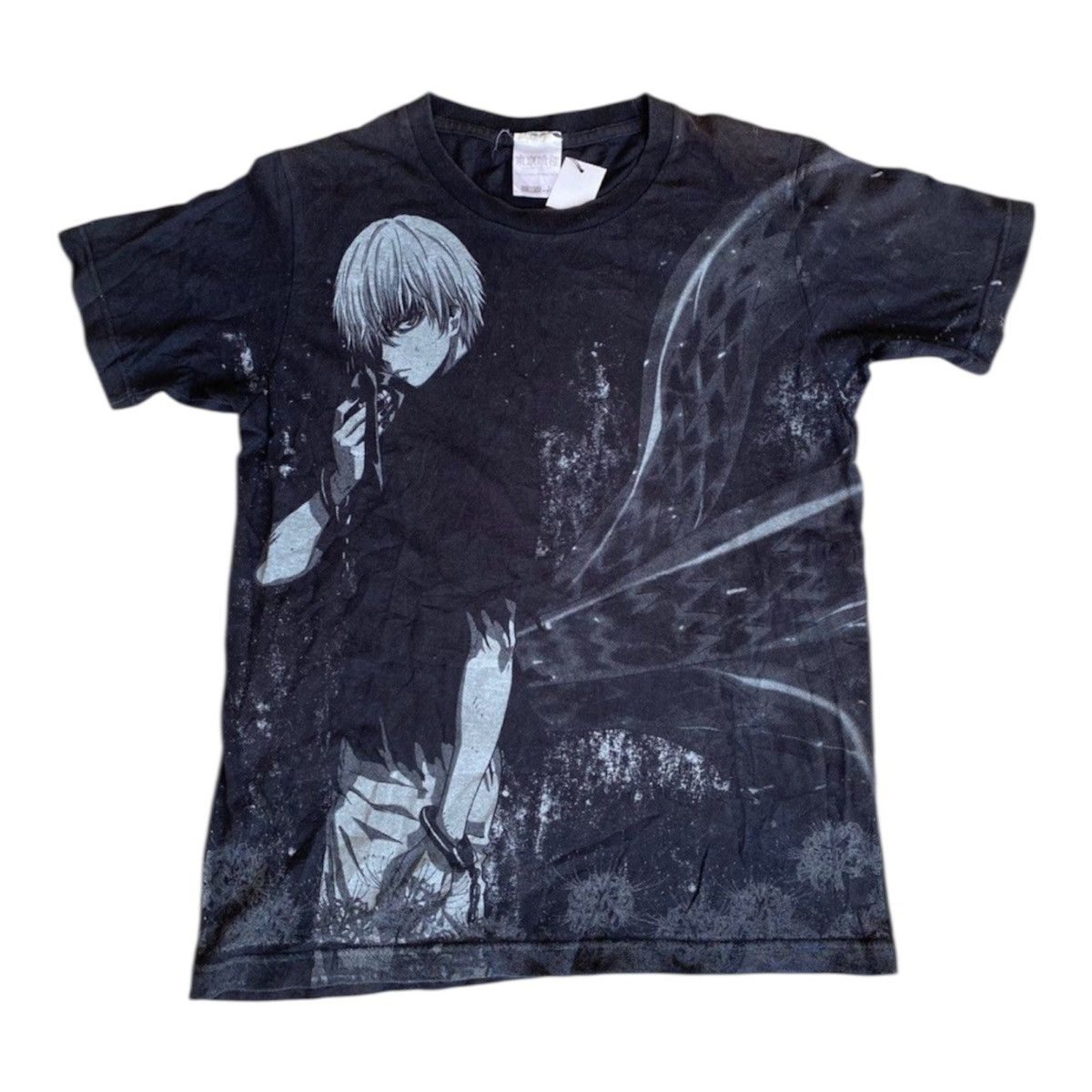 Anime Vintage Y2K Tokyo Ghoul kaneki ken over print Anime Tee Size US S / EU 44-46 / 1 - 2 Thumbnail