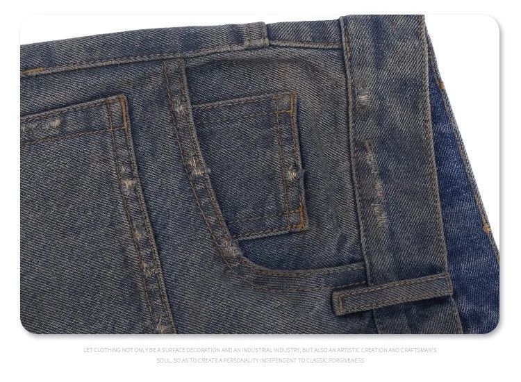 Japanese Brand × Vintage Ripped jeans reverse pocket Size US 33 - 7 Thumbnail