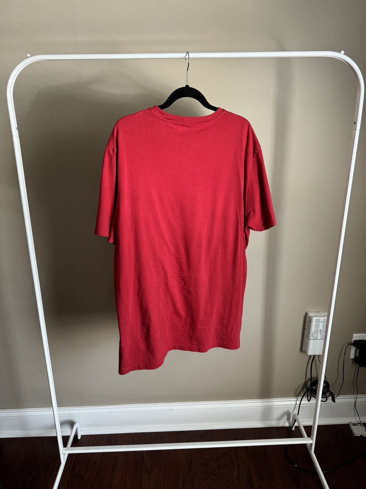 Versace Versace Red/Gold Embroidered Crest Logo T Shirt Size US XXL / EU 58 / 5 - 3 Thumbnail