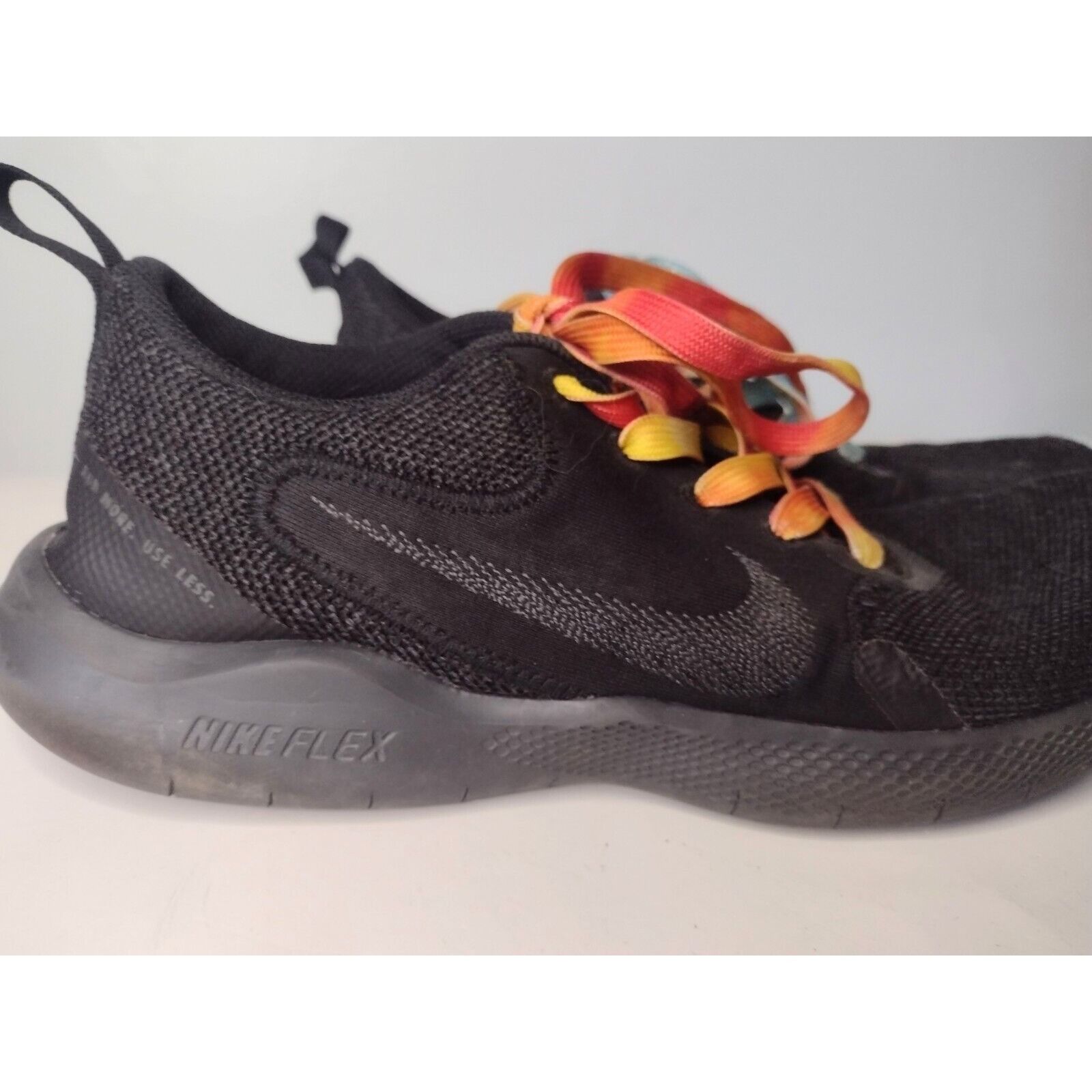 Nike Nike Flex Mens Athletic Sneakers Sz 9.5 Black Rainbow Runnin Size US 9.5 / EU 42-43 - 2 Thumbnail
