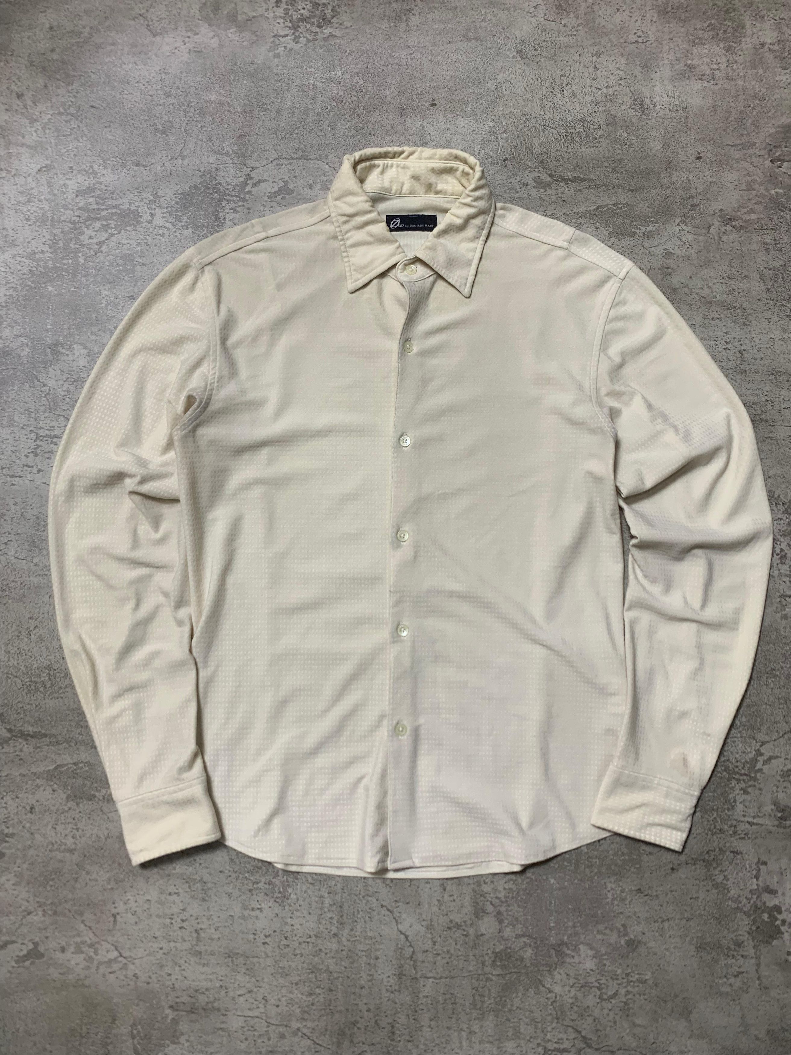 Tornado Mart 2000s Zero by Tornado Mart - White Button Up Shirt Size US M / EU 48-50 / 2 - 1 Thumbnail