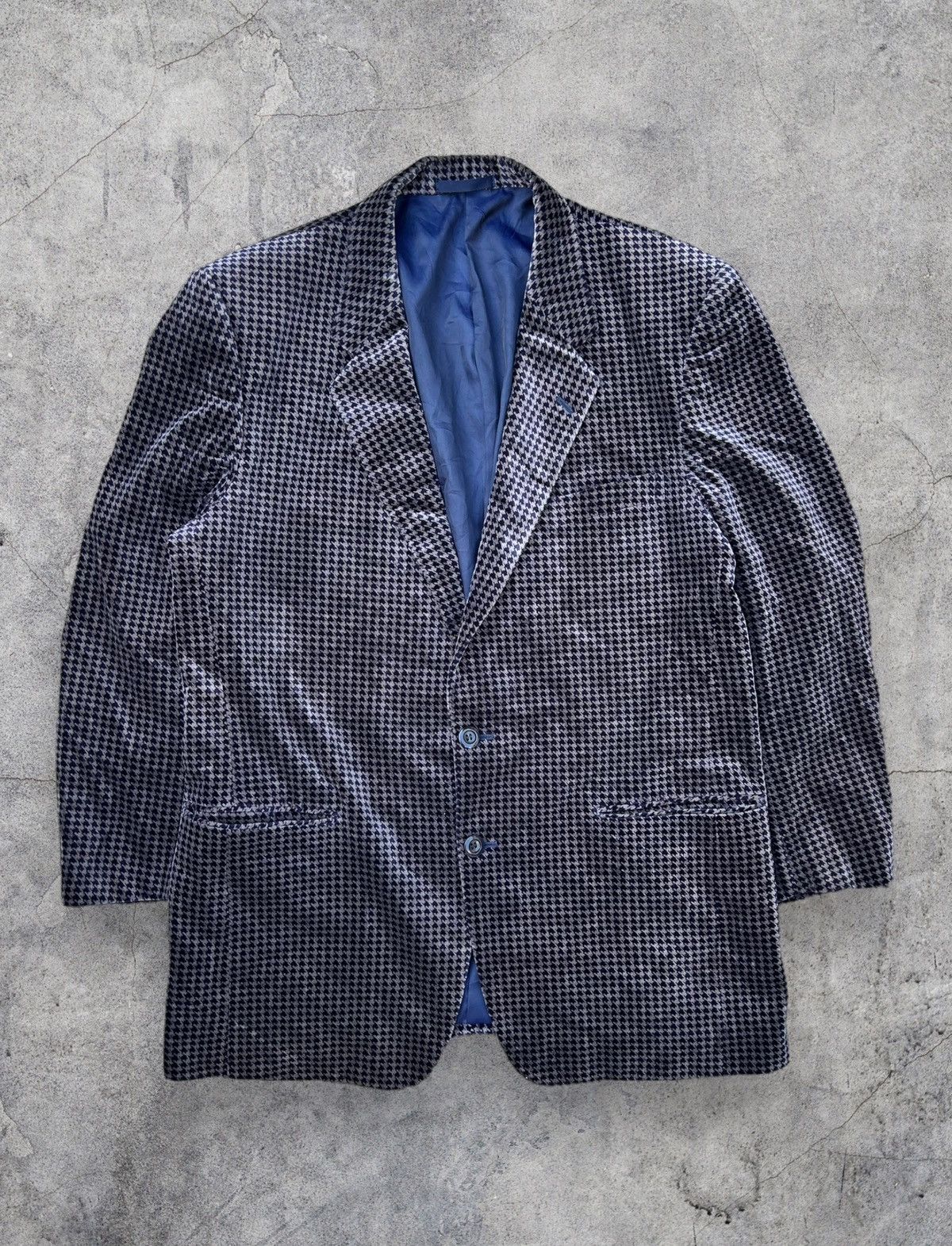 Black & Grey Niedieck Velvet Blazer/Jacket