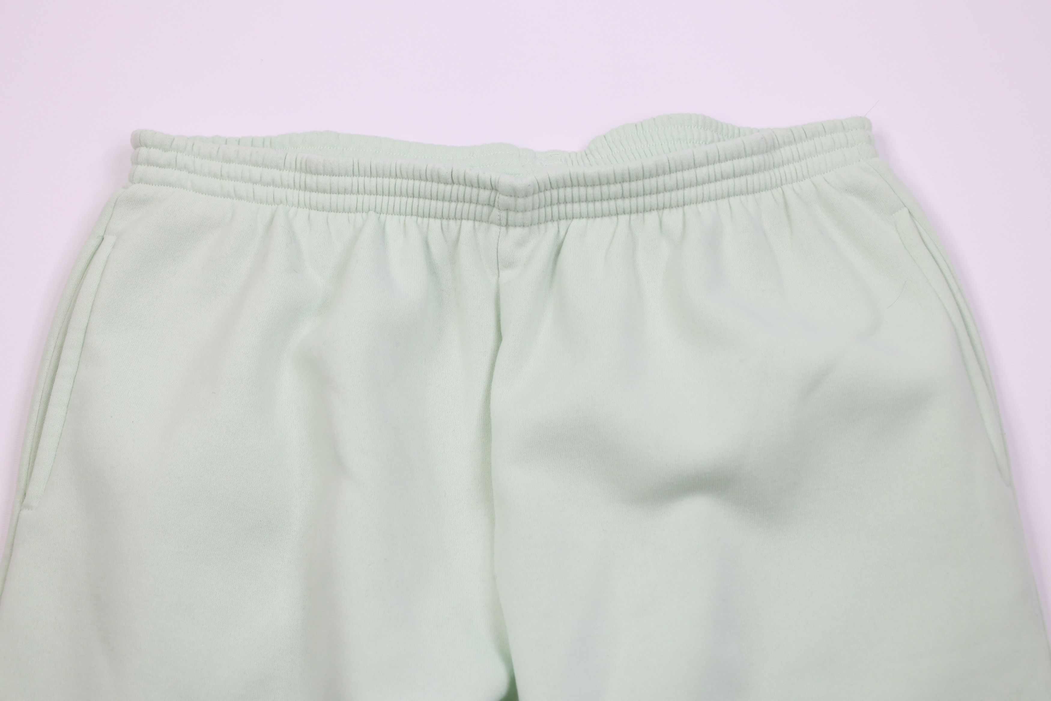 Vintage Vintage 90s Y2K Streetwear Wide Leg Sweatpants Light Green Size US 38 / EU 54 - 2 Thumbnail