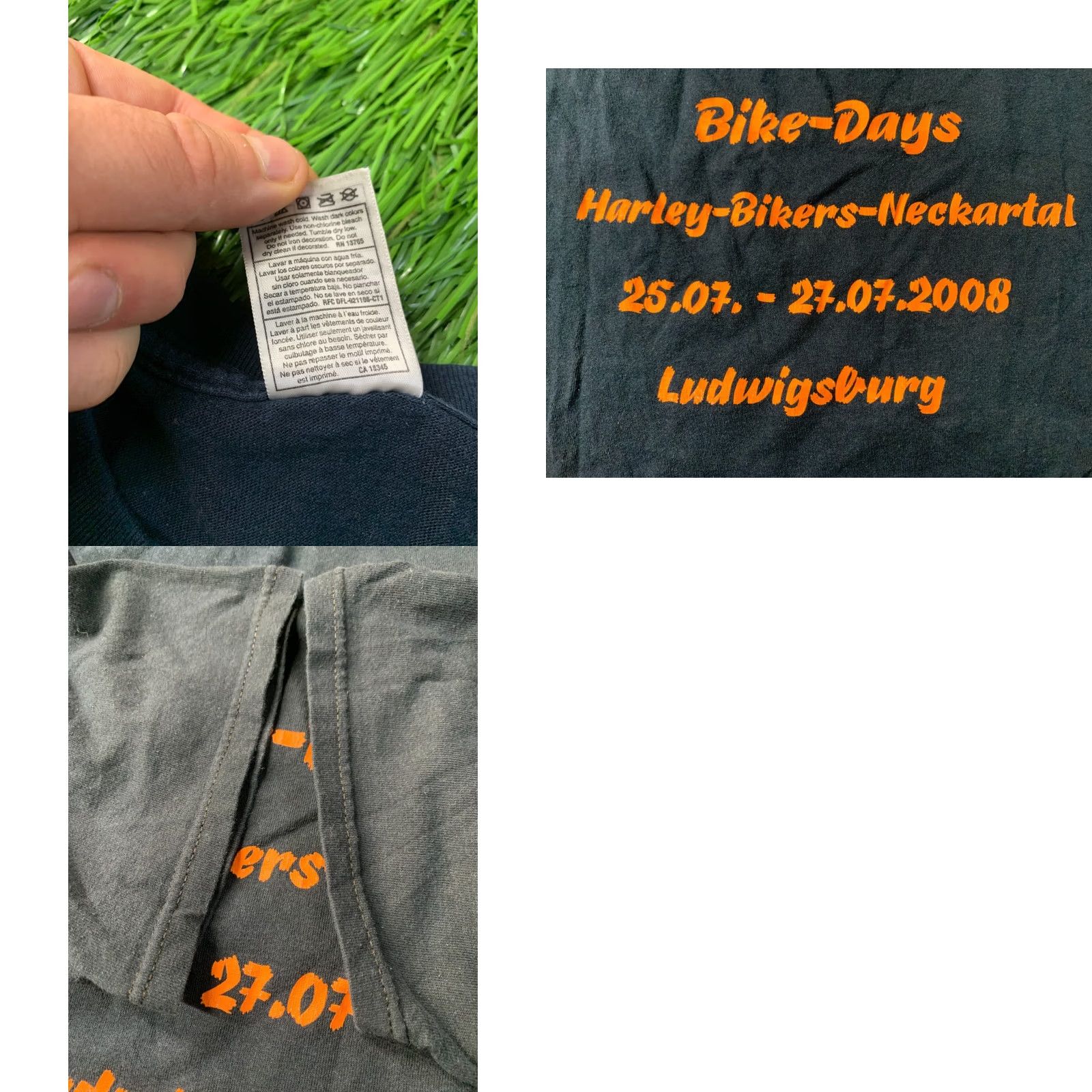 Fruit Of The Loom BIKE-DAYS 2008 MEN SHIRT Y2K BIKE-DAYS JERSEY T-SHIRT FRUIT OF THE LOOM L BLACK Mens Shirt Size US L / EU 52-54 / 3 - 8 Thumbnail