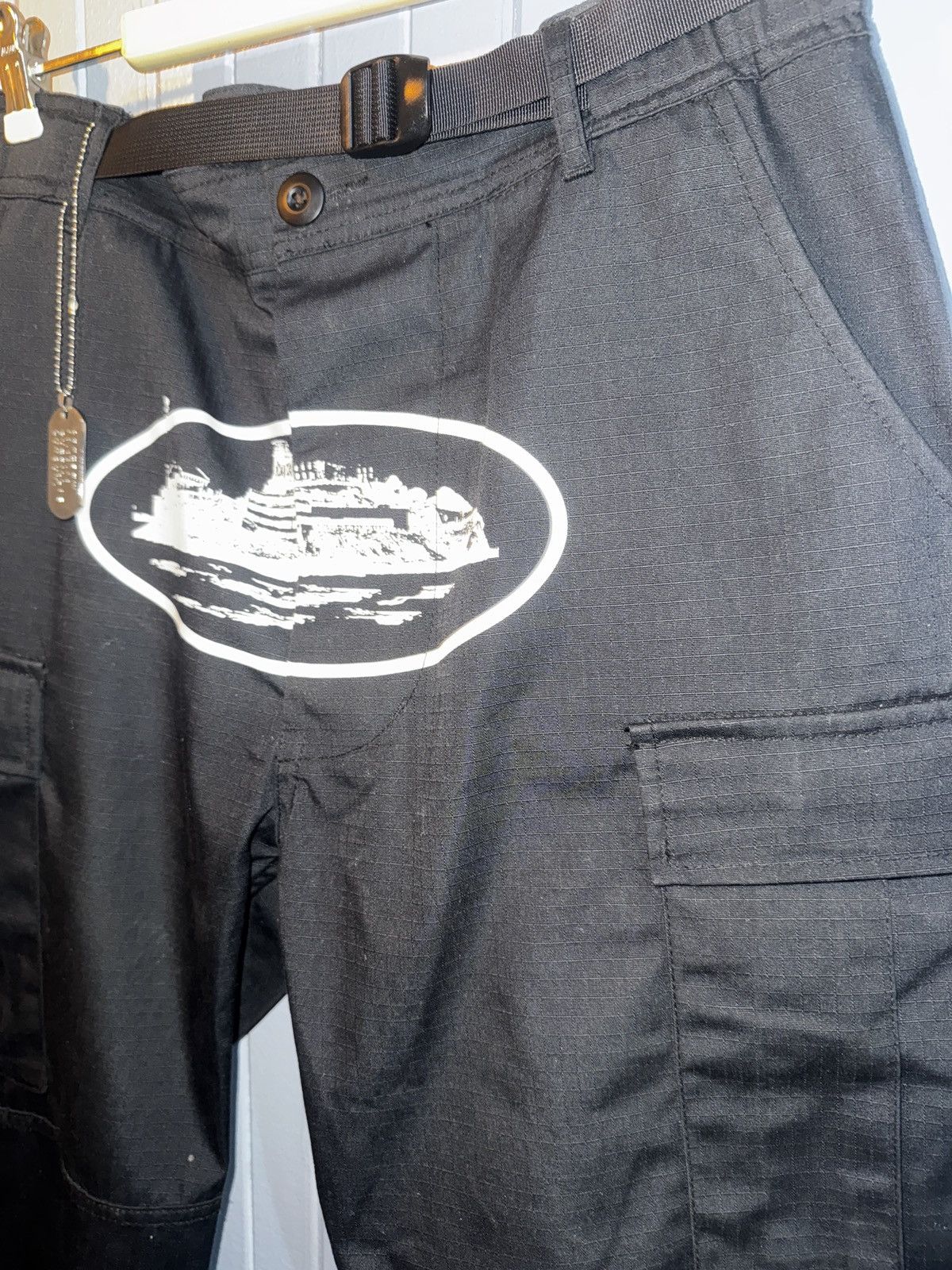 Corteiz Corteiz 5 year anniversary RTW Black Cargo Pants Size US 32 / EU 48 - 2 Thumbnail