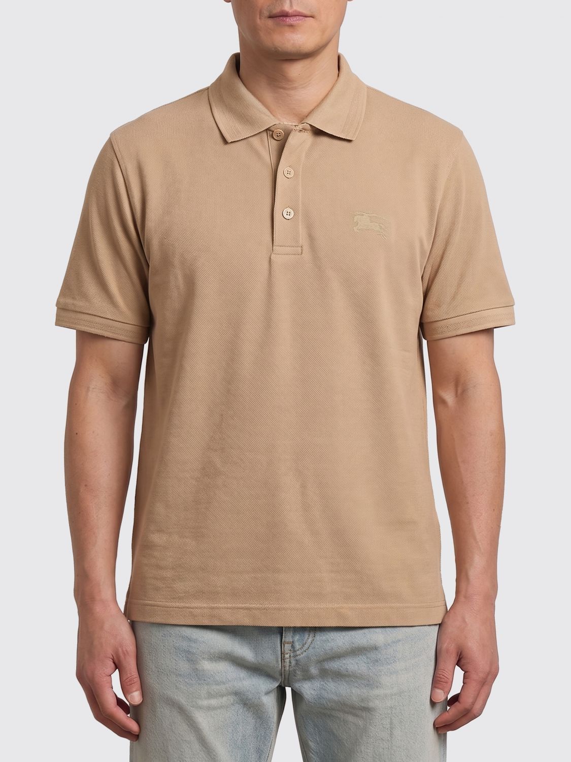 Burberry Burberry Polo Shirt Men Beige Size US S / EU 44-46 / 1 - 1 Thumbnail