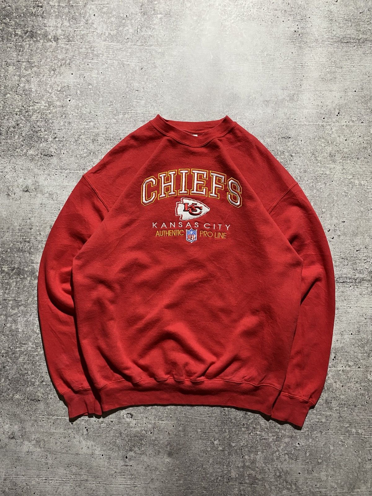 NFL × Vintage Chiefs vintage NFL sweatshirt Size US XL / EU 56 / 4 - 3 Thumbnail