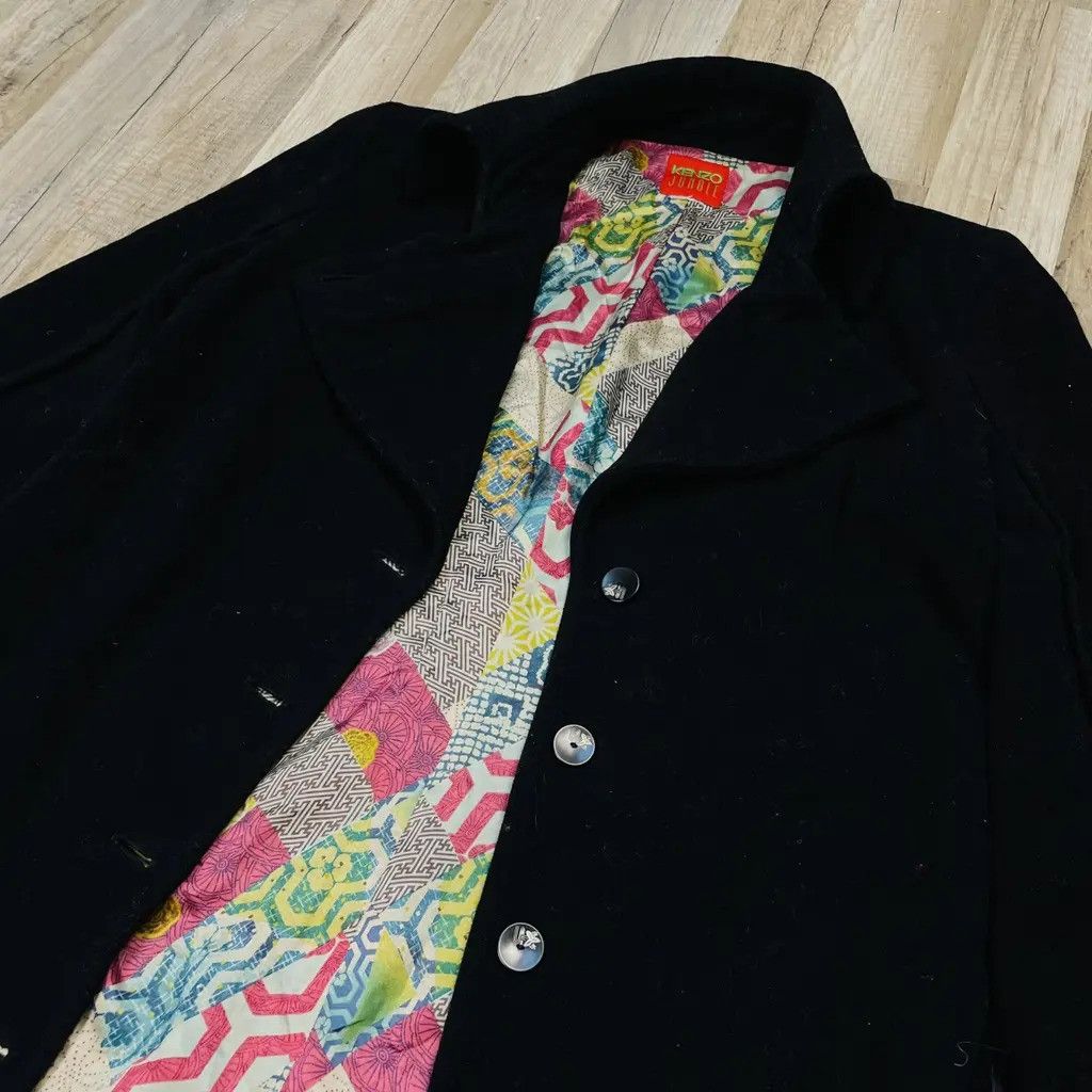 Kenzo Kenzo Wool Coat Black Size fit M Size M / US 6-8 / IT 42-44 - 2 Thumbnail