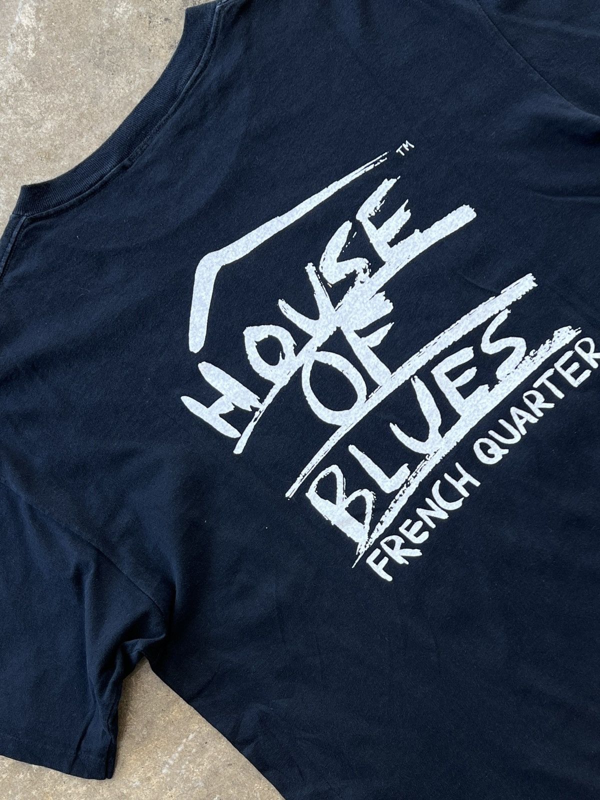 Band Tees Vintage House of Blues French Quarter Devil-Fishing Tee XL Size US XL / EU 56 / 4 - 5 Thumbnail