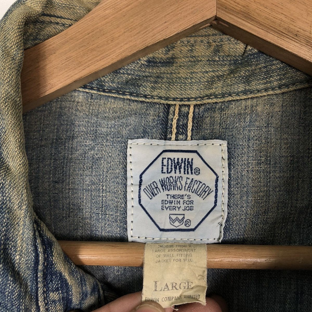 Toyo Enterprises 🔥90’s Chore Jacket Edwin Over Works Factory Toyo Enterprise Size US L / EU 52-54 / 3 - 13 Thumbnail