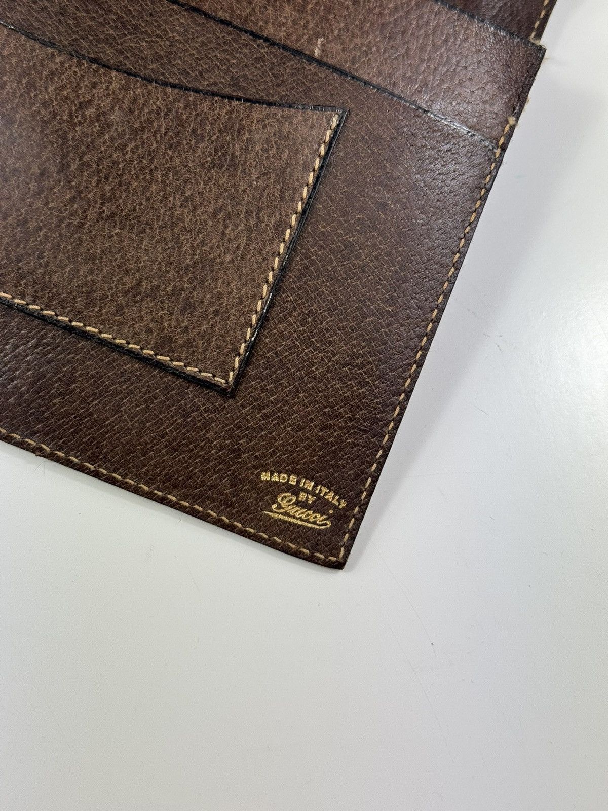 Gucci Retro Gucci GG canvas Leather monogram wallet clutch 70s Size ONE SIZE - 7 Thumbnail