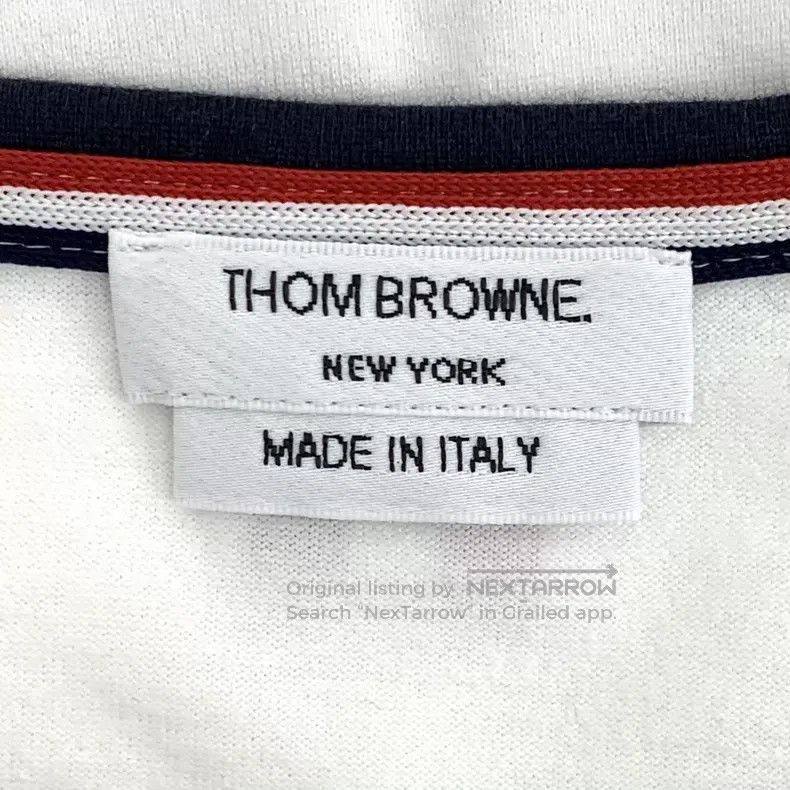 Thom Browne Thom Browne size 00 Red, White, and Blue Striped Cotton Lon Size US XS / EU 42 / 0 - 6 Thumbnail