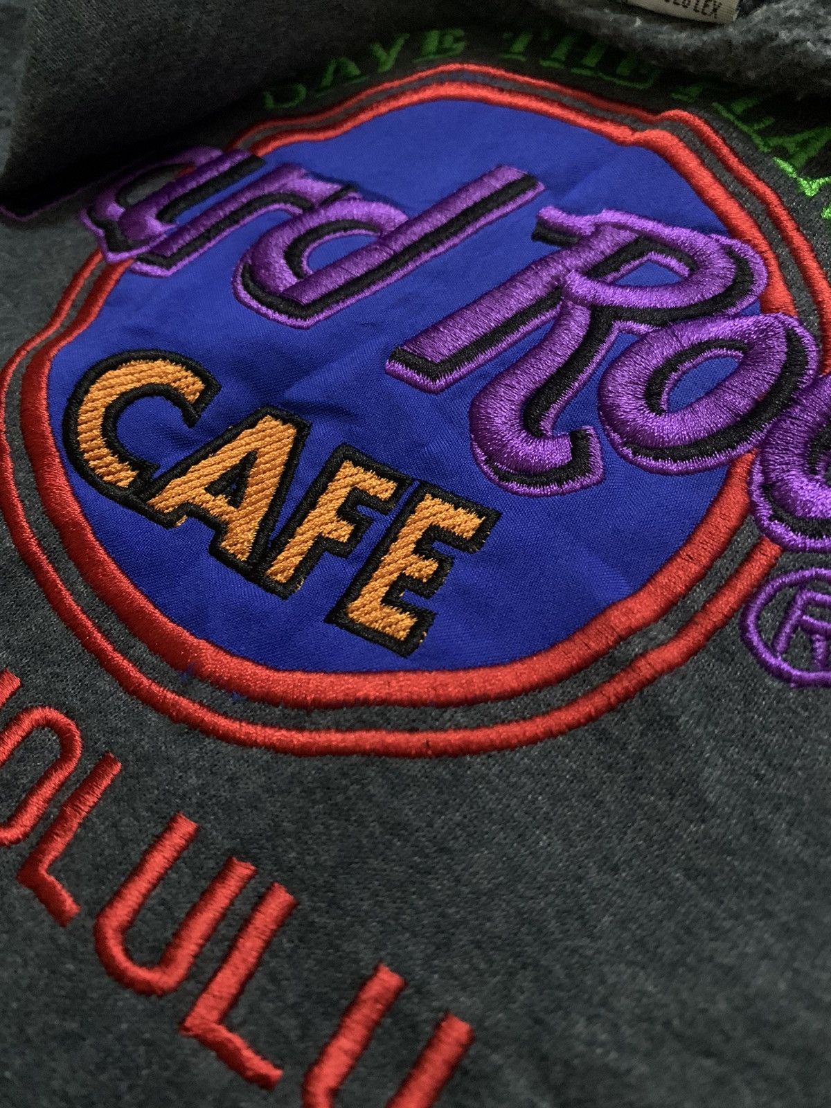 Hard Rock Cafe 💥Vintage 90s Hard Rock Cafe Honolulu Sweatshirt Size US L / EU 52-54 / 3 - 2 Thumbnail