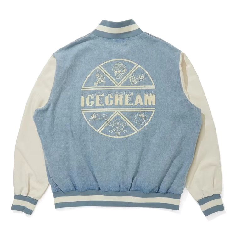 Billionaire Boys Club BBC ICECREAM Japanese Line Lightweight Varsity Jacket Size US L / EU 52-54 / 3 - 8 Thumbnail