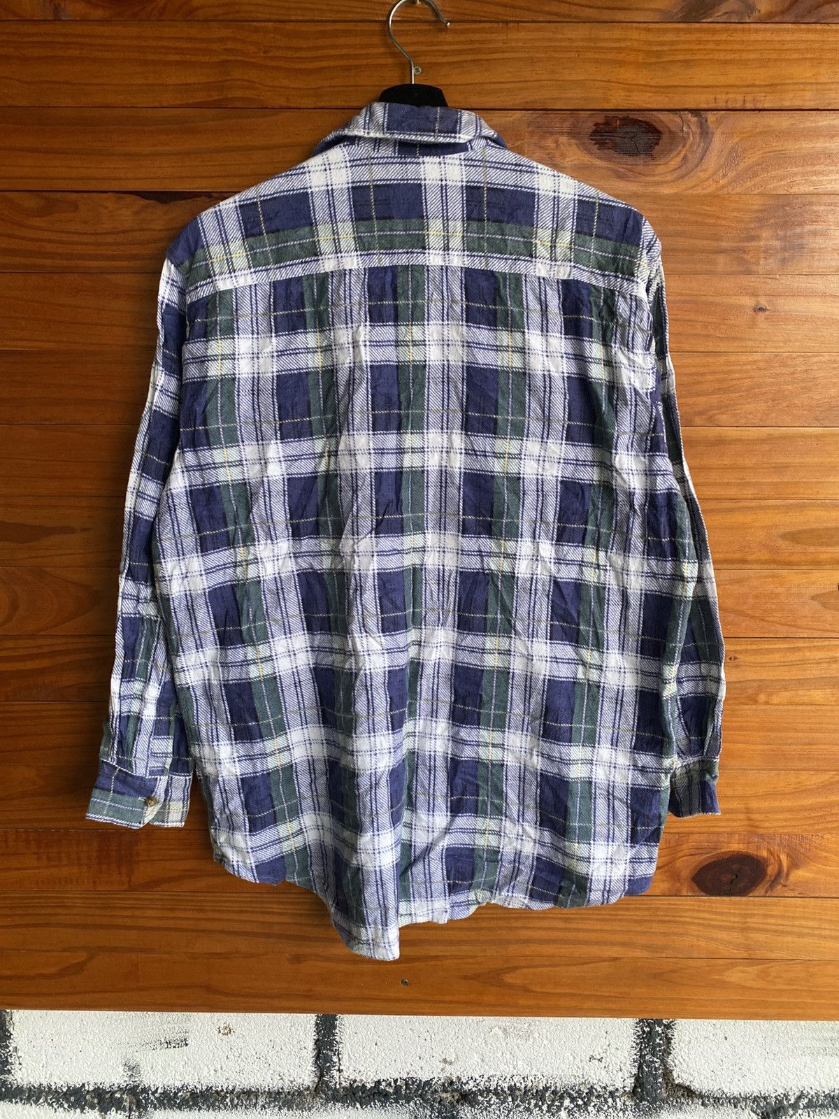 Japanese Brand Vintage MACEYE Plaid Flannel Shirt Workwear Style Size US M / EU 48-50 / 2 - 8 Thumbnail