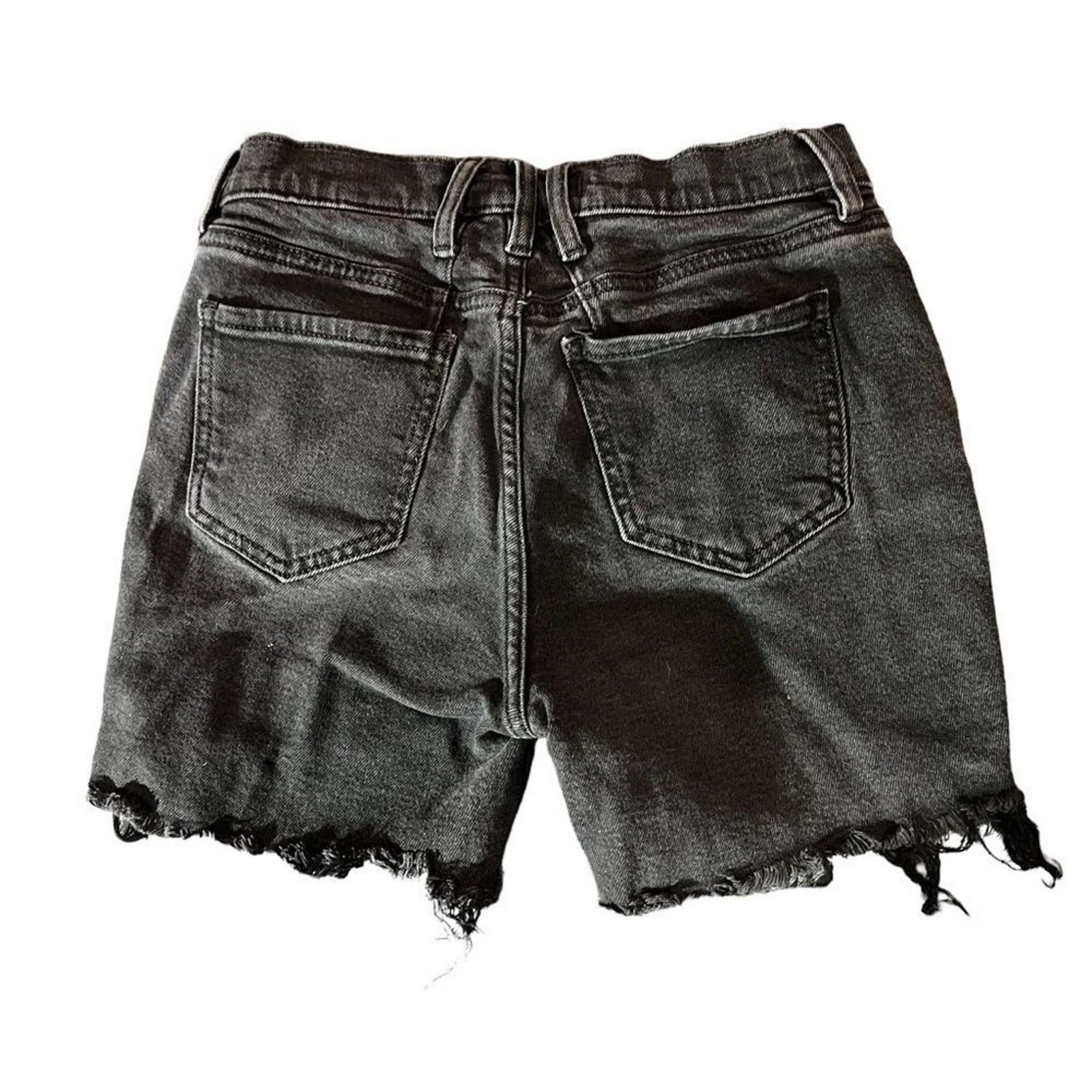 The Unbranded Brand Eunina Kailey Denim Shorts Womens Size Small Washed Black Size 26" / US 2 / IT 38 - 5 Thumbnail