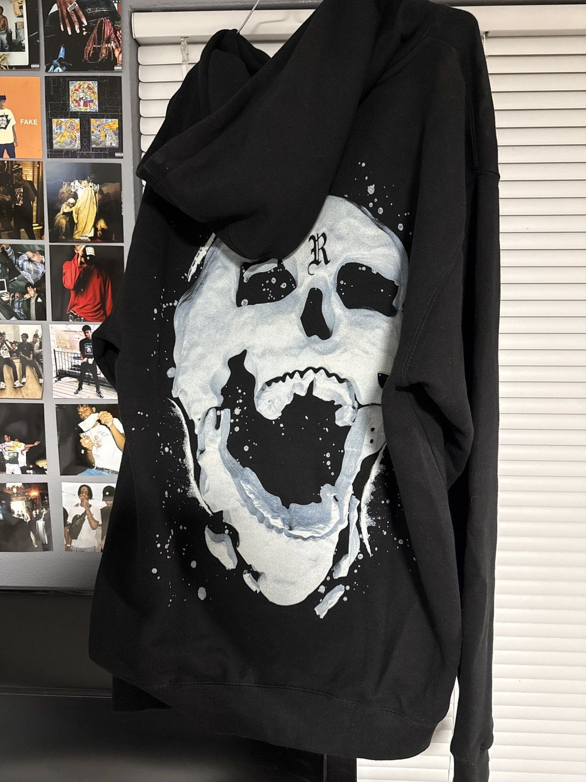 Revenge Revenge Snowfall Arch Logo Black Hoodie Size US M / EU 48-50 / 2 - 4 Thumbnail