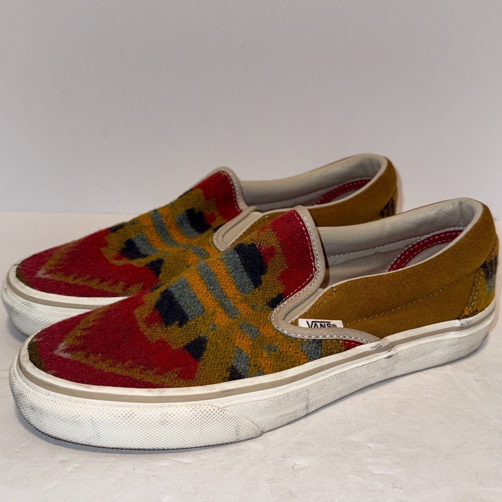 Vans RARE Vans All Nations Skate Jam Slip On Sz 5.5 Van Doren Size US 5.5 / EU 38 - 5 Thumbnail