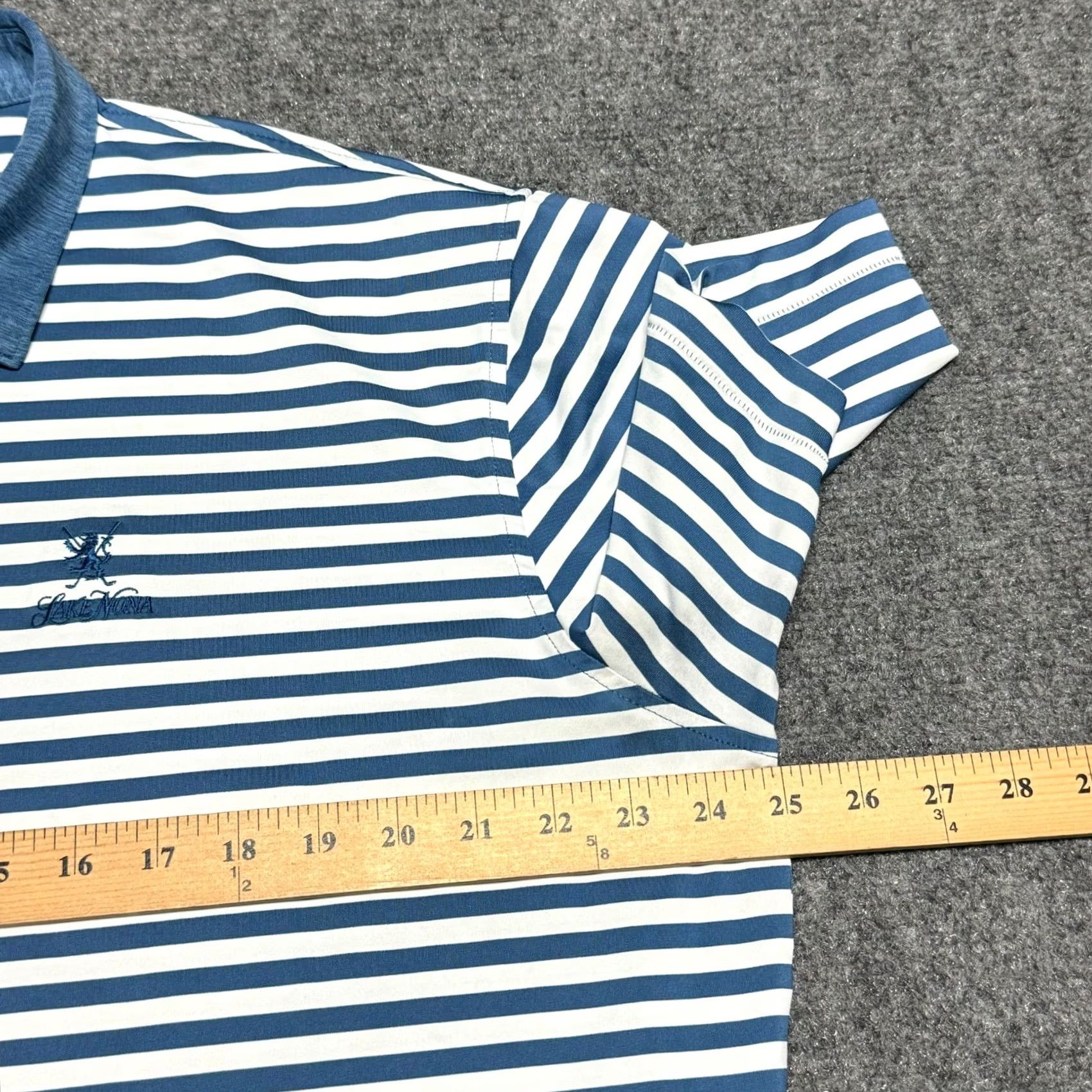 Peter Millar Peter Millar Crown Crafted Polo Shirt Men XL Blue Lake Nona Golf Club Florida Polo Men XL Blue Size US XL / EU 56 / 4 - 7 Thumbnail