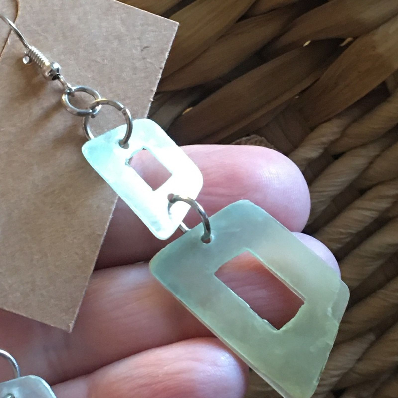 Jewelry Geometric disc lightweight dangle earrings Size ONE SIZE - 4 Thumbnail