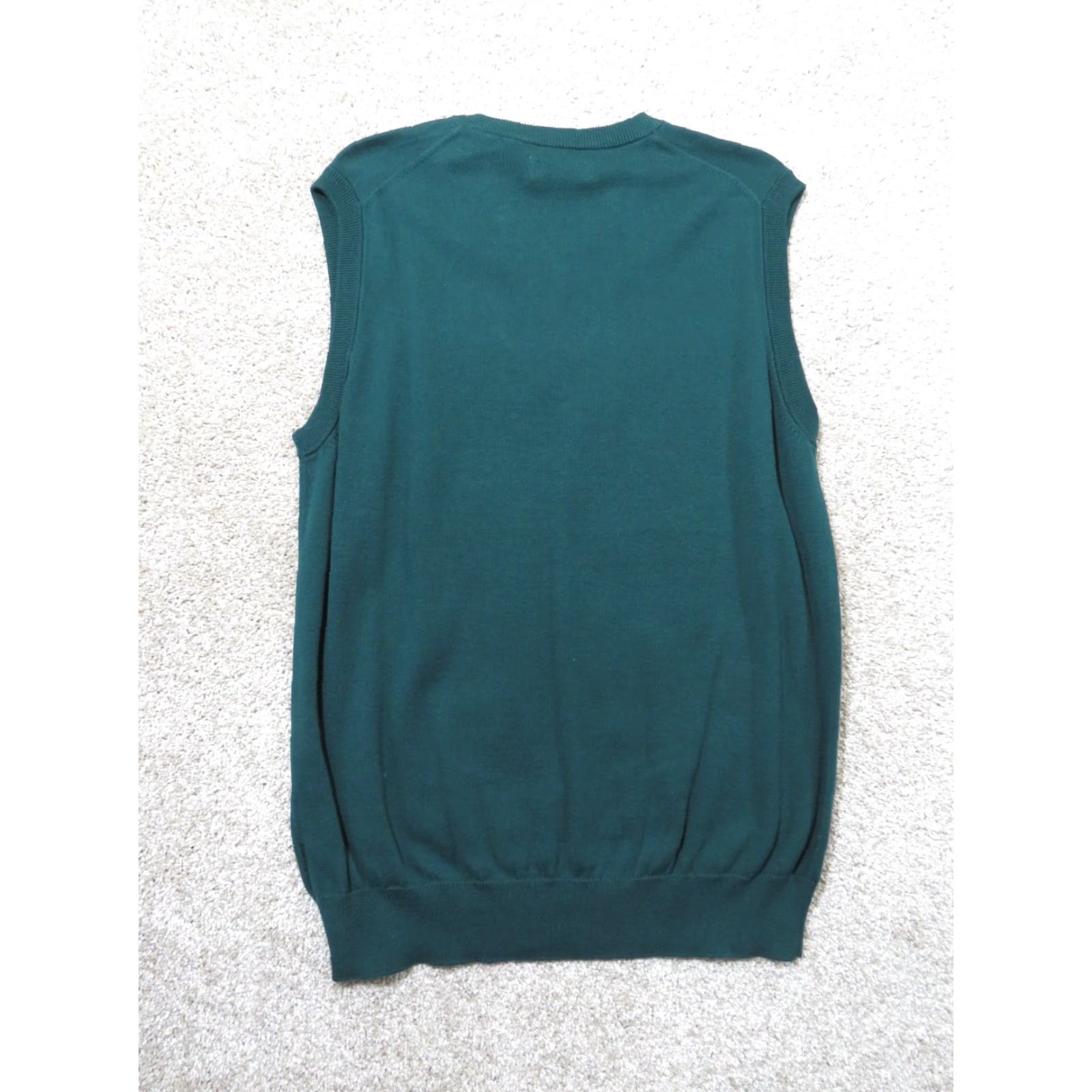 Chaps VINTAGE? NWT Chaps V-Neck Cotton Mens M Medium Green Sweater Vest Golf Size US M / EU 48-50 / 2 - 5 Thumbnail