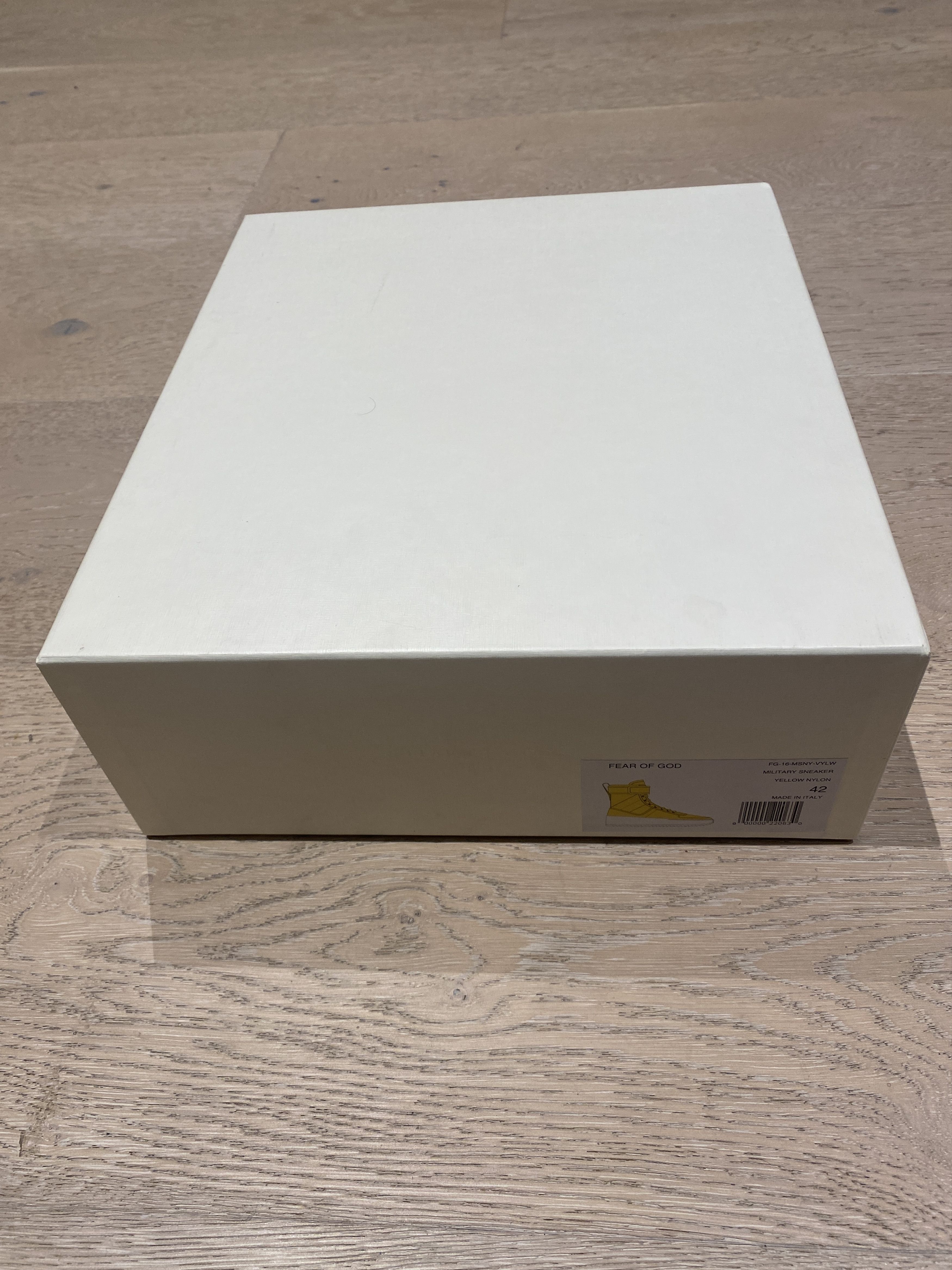 Fear of God $1195 FEAR OF GOD Yellow Nylon Military Sneaker High Top Size US 9 / EU 42 - 2 Thumbnail