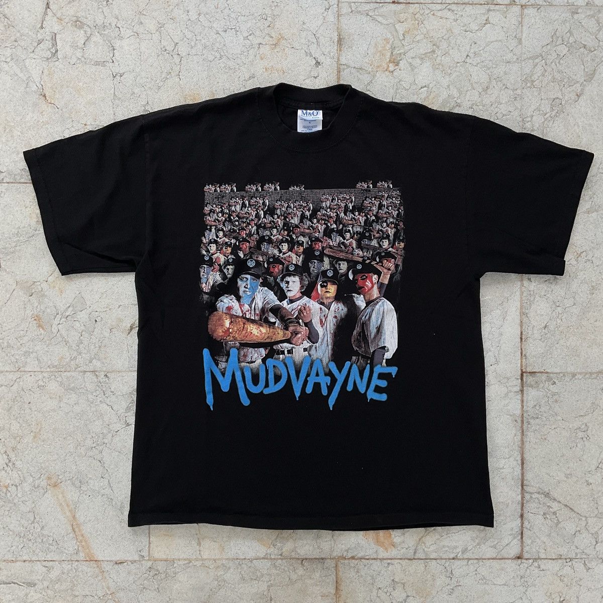 Vintage 00s Mudvayne Can You Dig It Warriors Rock Band Shirt