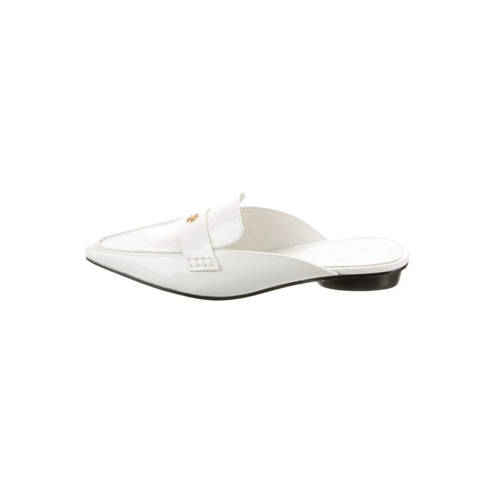 Tory Burch Tory Burch White Patent Mules Size US 8.5 / IT 38.5 - 5 Thumbnail