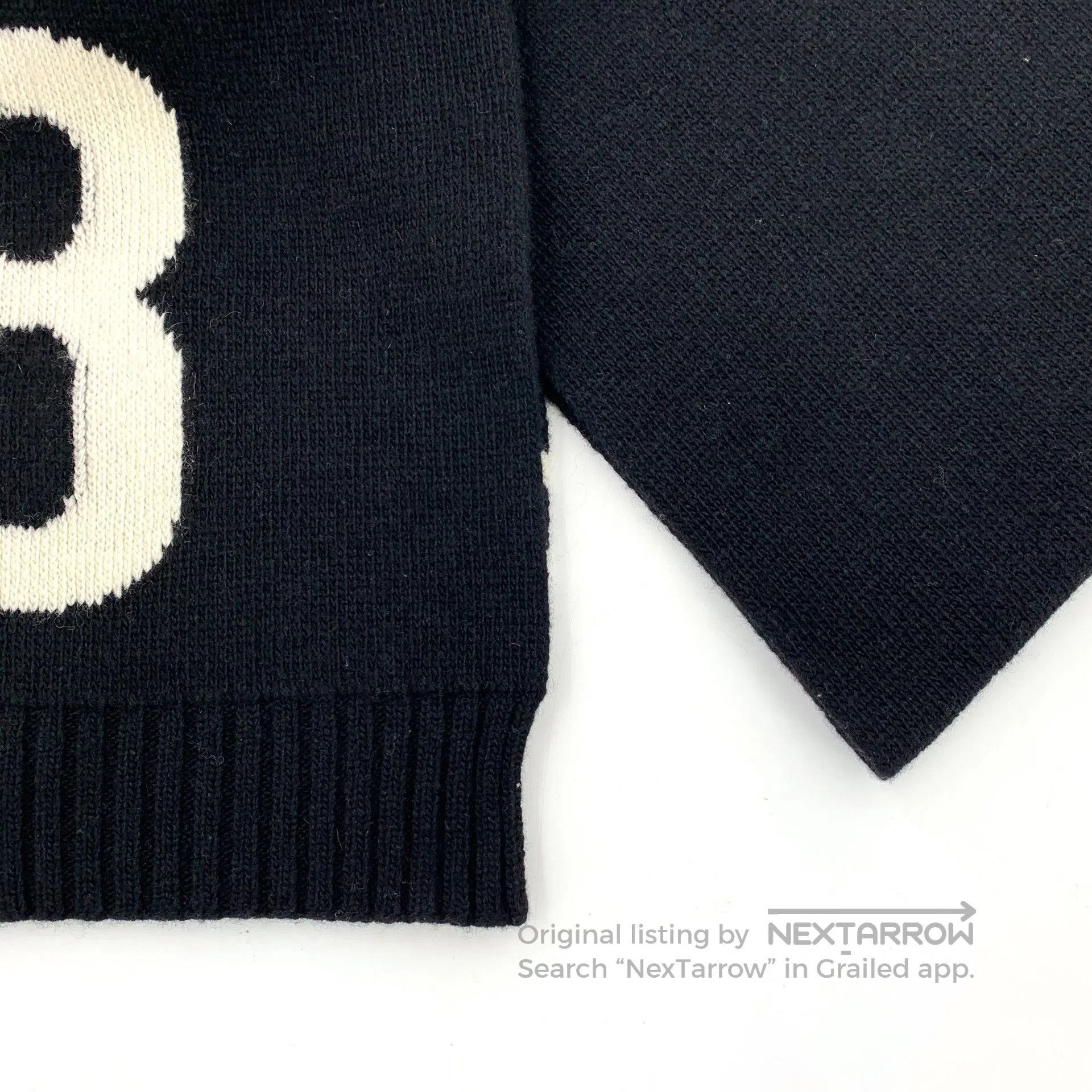 Dior Dior Black Logo Letter Wool Scarf. Size ONE SIZE - 5 Thumbnail