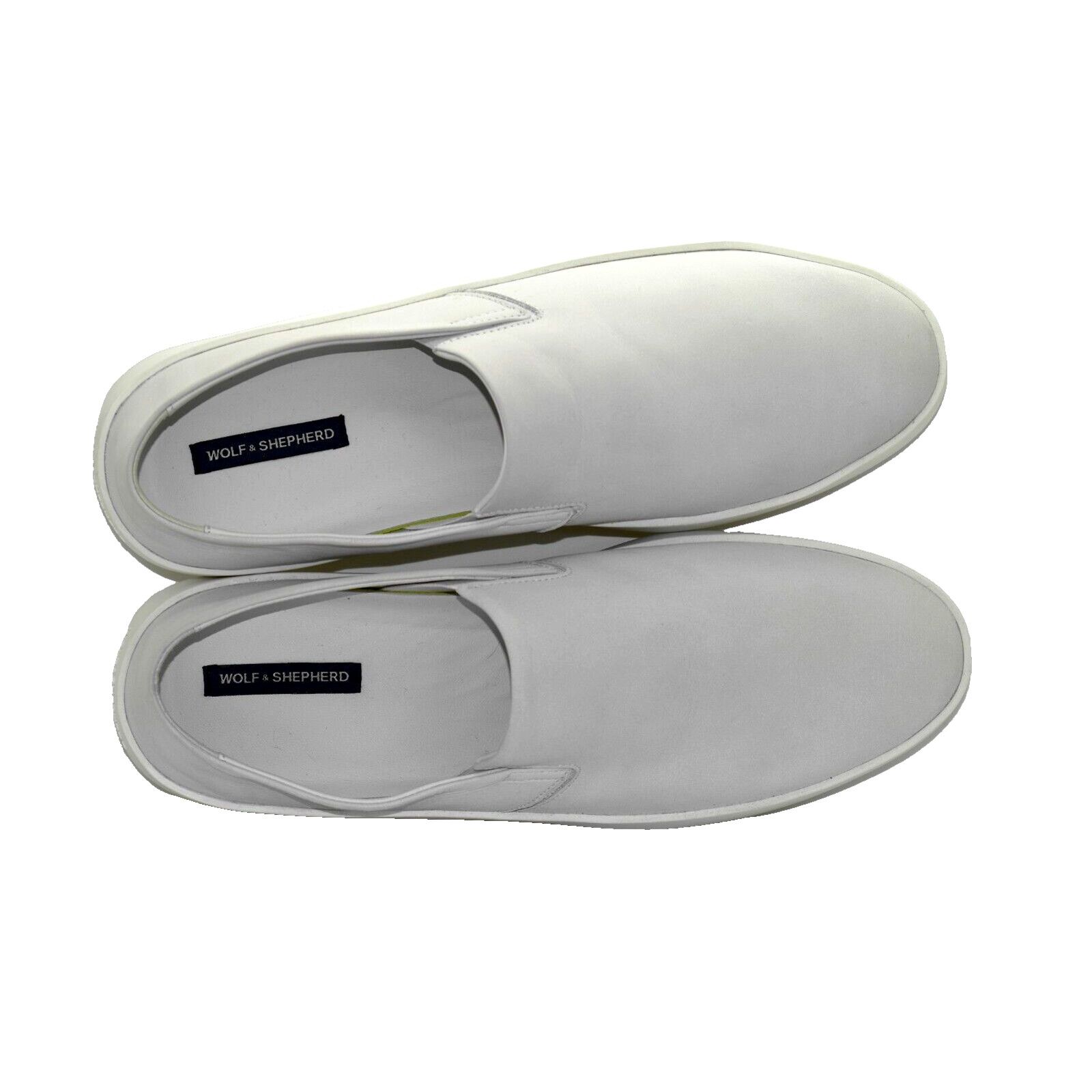Wolf & Shepherd NEW WOLF & SHEPHERD Cruise Leather Sneakers US 12 EU 45 $229 Size US 12 / EU 45 - 3 Thumbnail