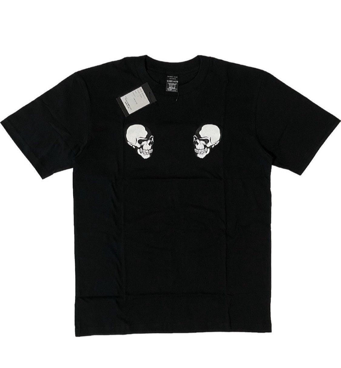 image of Archival Clothing x Number N Ine Number (N)Ine The Clash Double Skull Tee in Black, Men's (Size 2XL