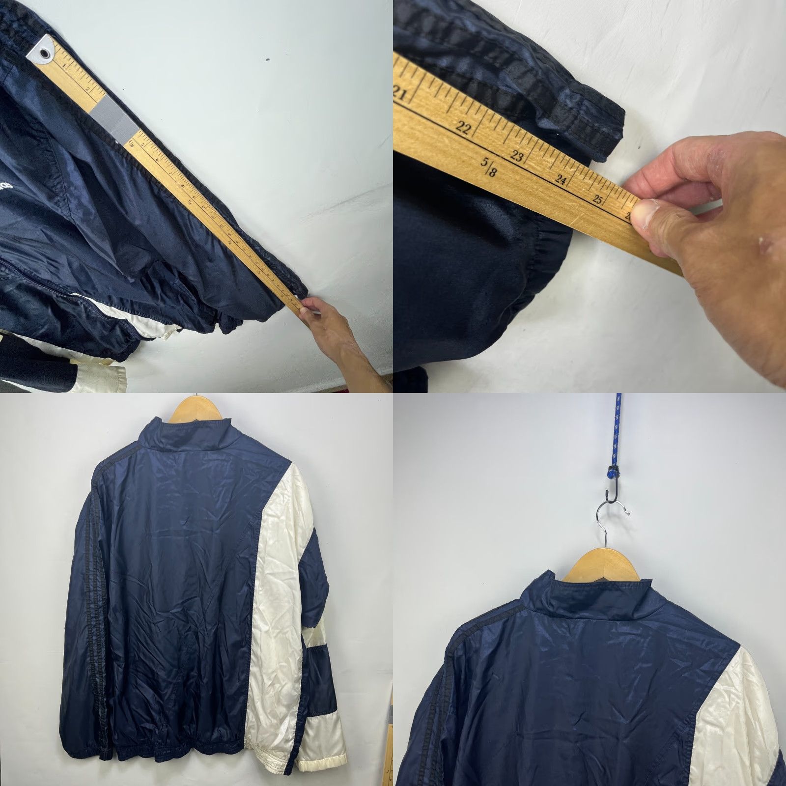 Adidas VINTAGE Adidas Windbreaker Jacket XL Mens 90s Blue Windbreaker 90s Lightweight Nylon Jacket Adidas Windbreaker Blue XL Mens Size US XL / EU 56 / 4 - 8 Thumbnail
