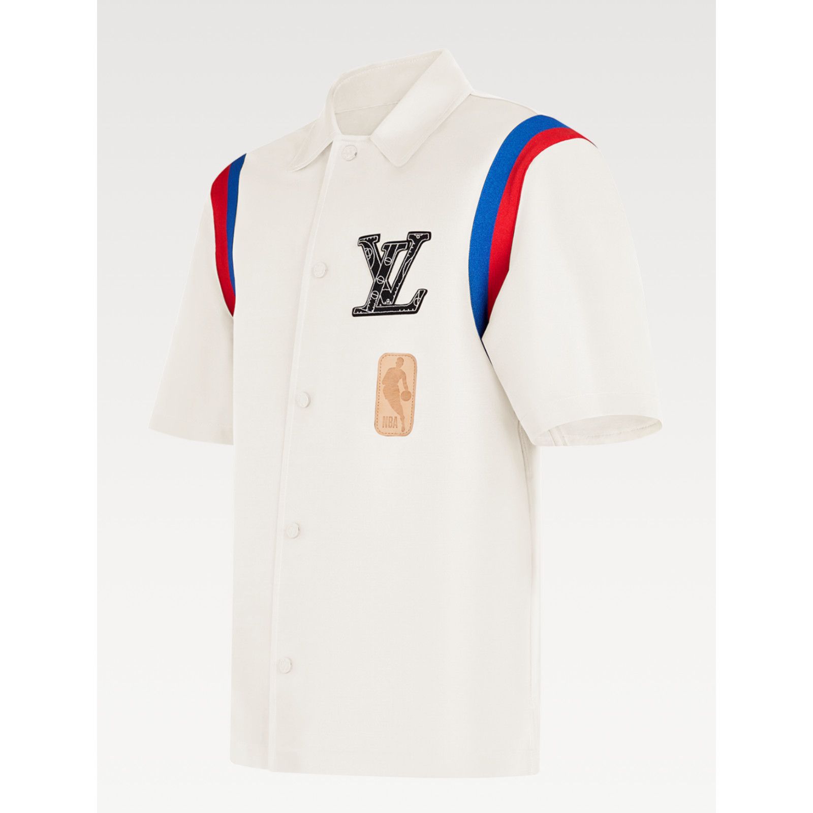 Louis Vuitton Louis Vuitton LV NBA Basketball SS Shirt Short Sleeve Button Size US L / EU 52-54 / 3 - 3 Thumbnail