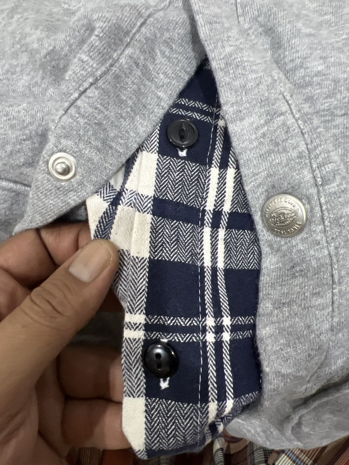 Dickies 🔥Rare Dickies Fortworth Texas Flannel Button Cardigan Size US M / EU 48-50 / 2 - 19 Thumbnail