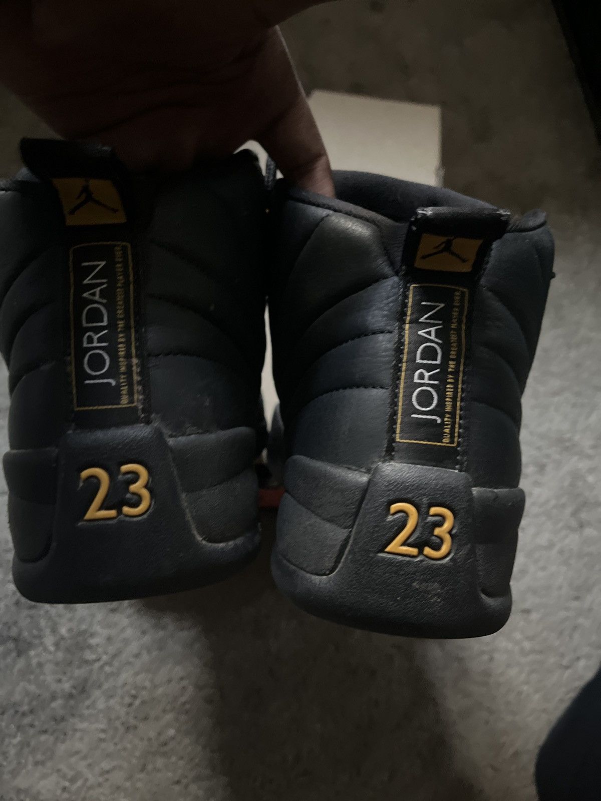 Jordan Brand Air Jordan 12 black taxi Size US 11 / EU 44 - 2 Thumbnail
